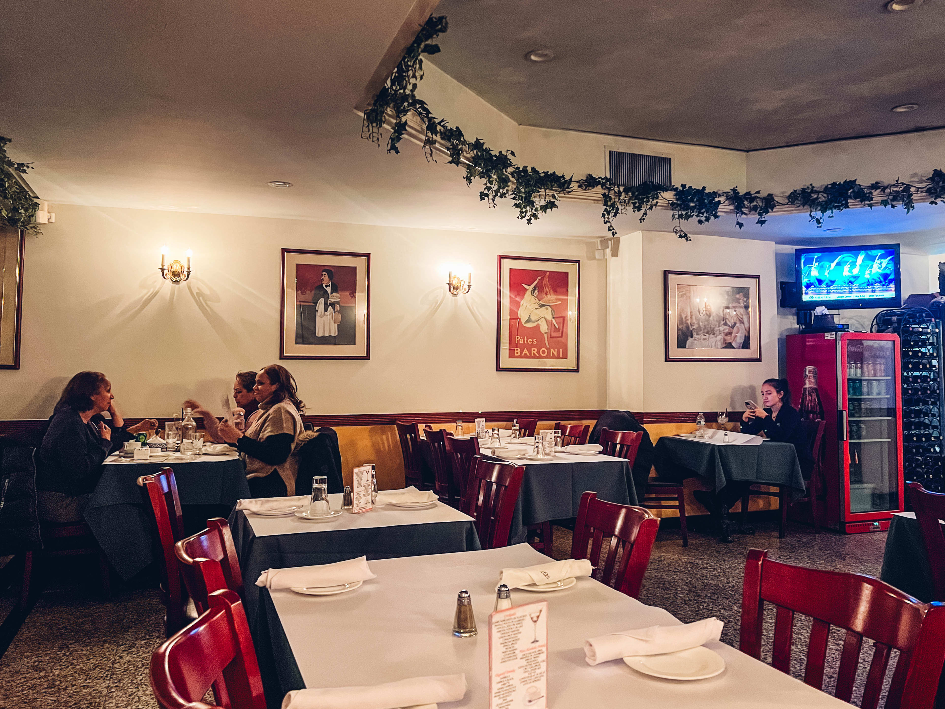 The interior of Joe's Restaurant.