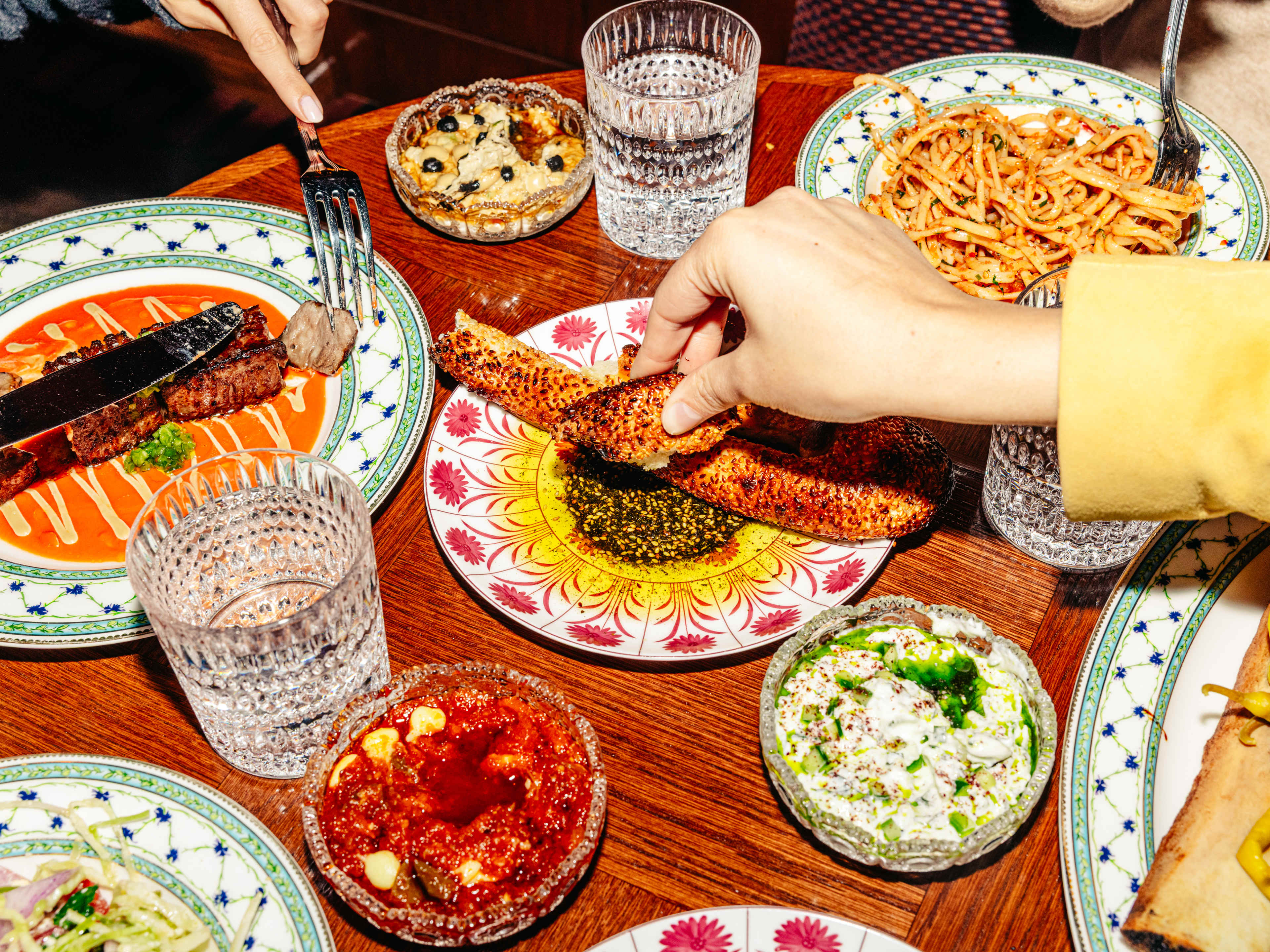 At Or’esh, the scene comes first, but the food is a close second ...