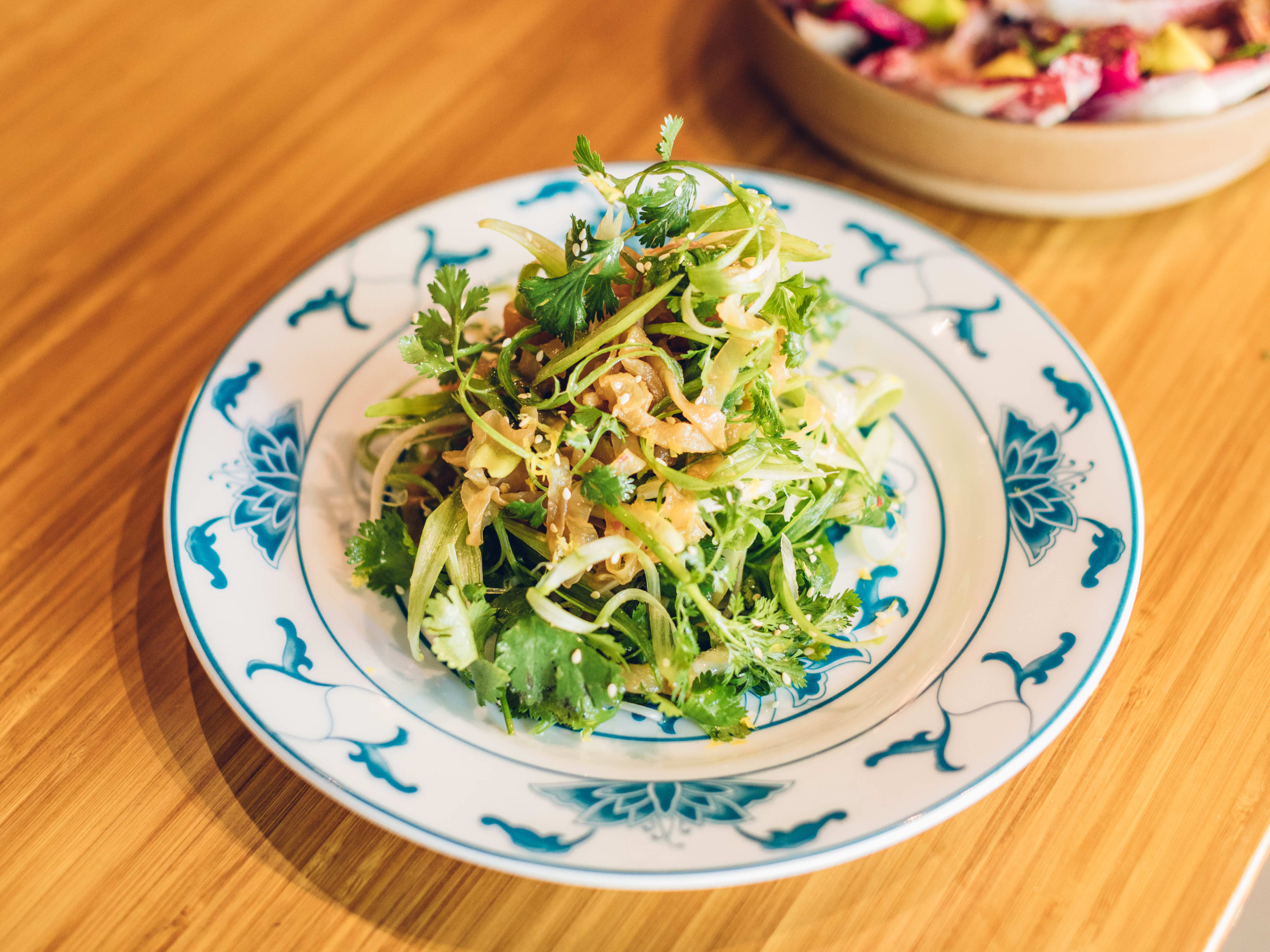 The jellyfish tiger salad from Potluck Club.