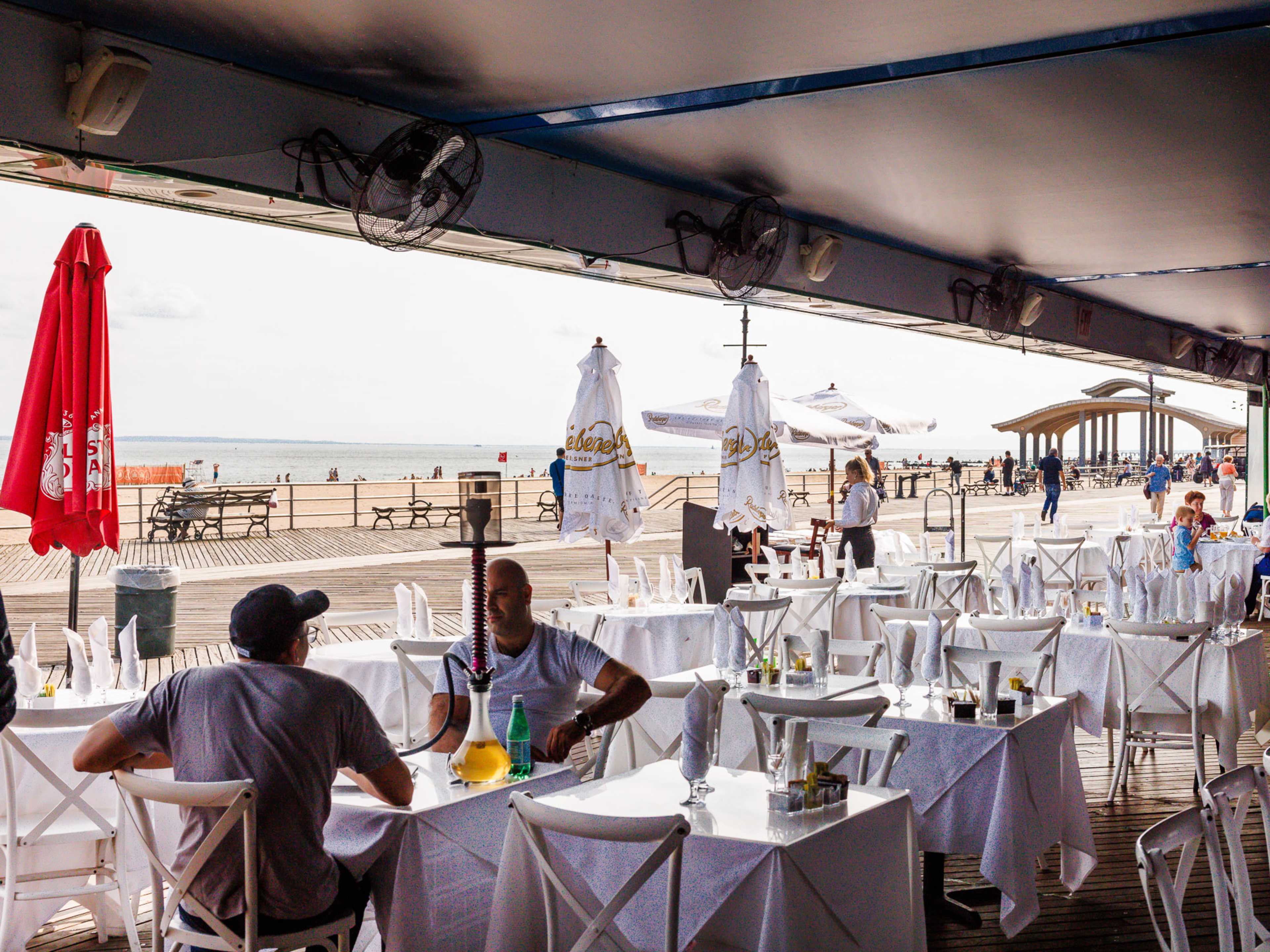 The view from Tatiana on Brighton Beach.