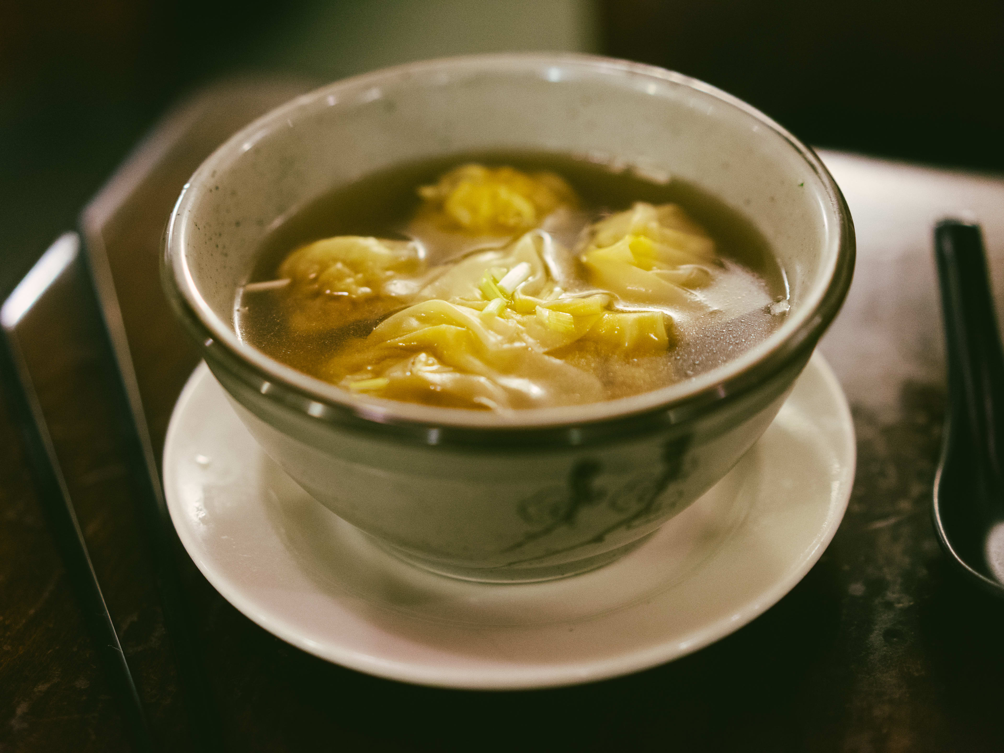 The wonton soup from Noodle Village.