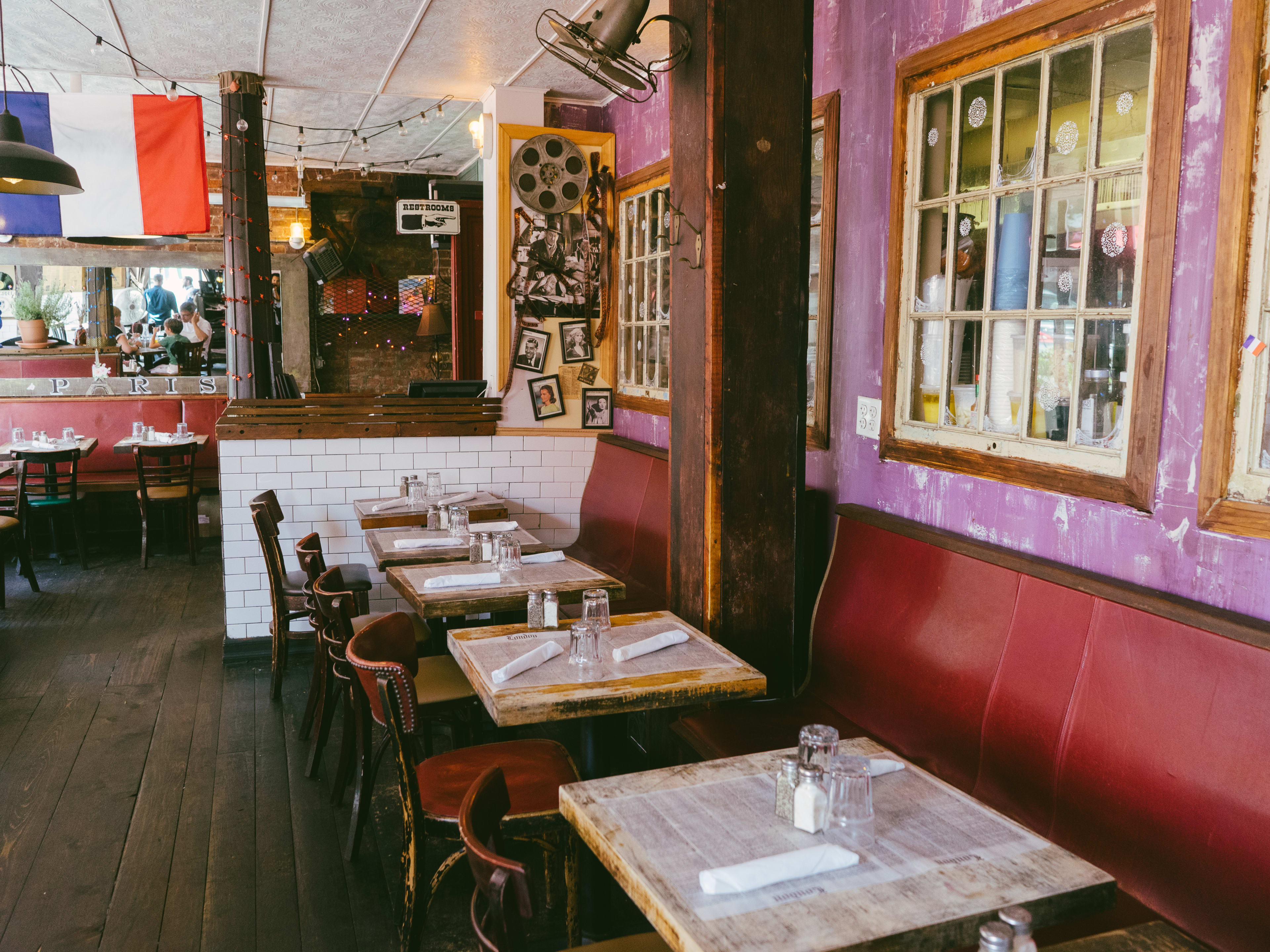 The interior at Maison Harlem.