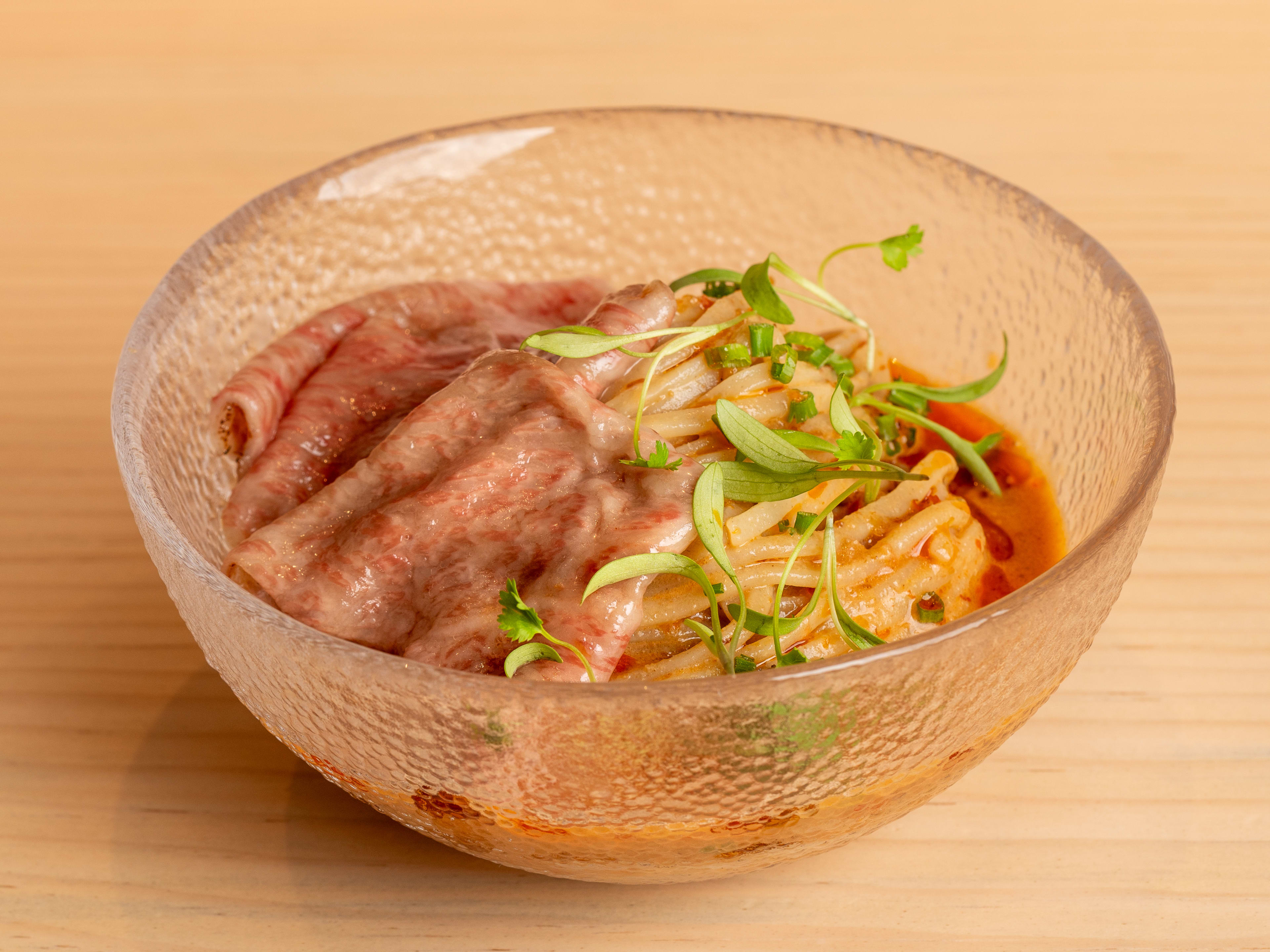 The wagyu ramen at Noodle In A Haystack