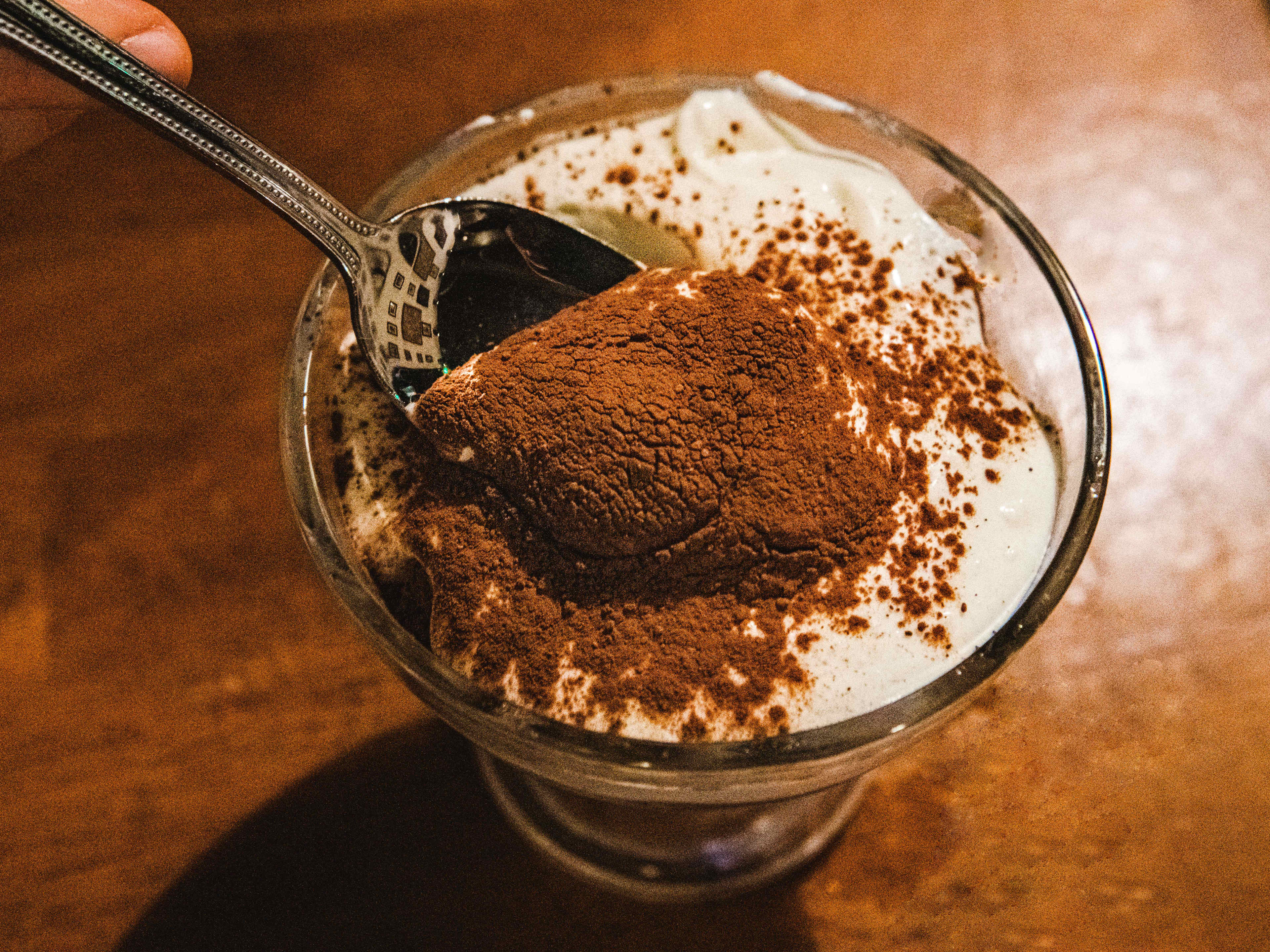 The tiramisu from Pappa Roma.