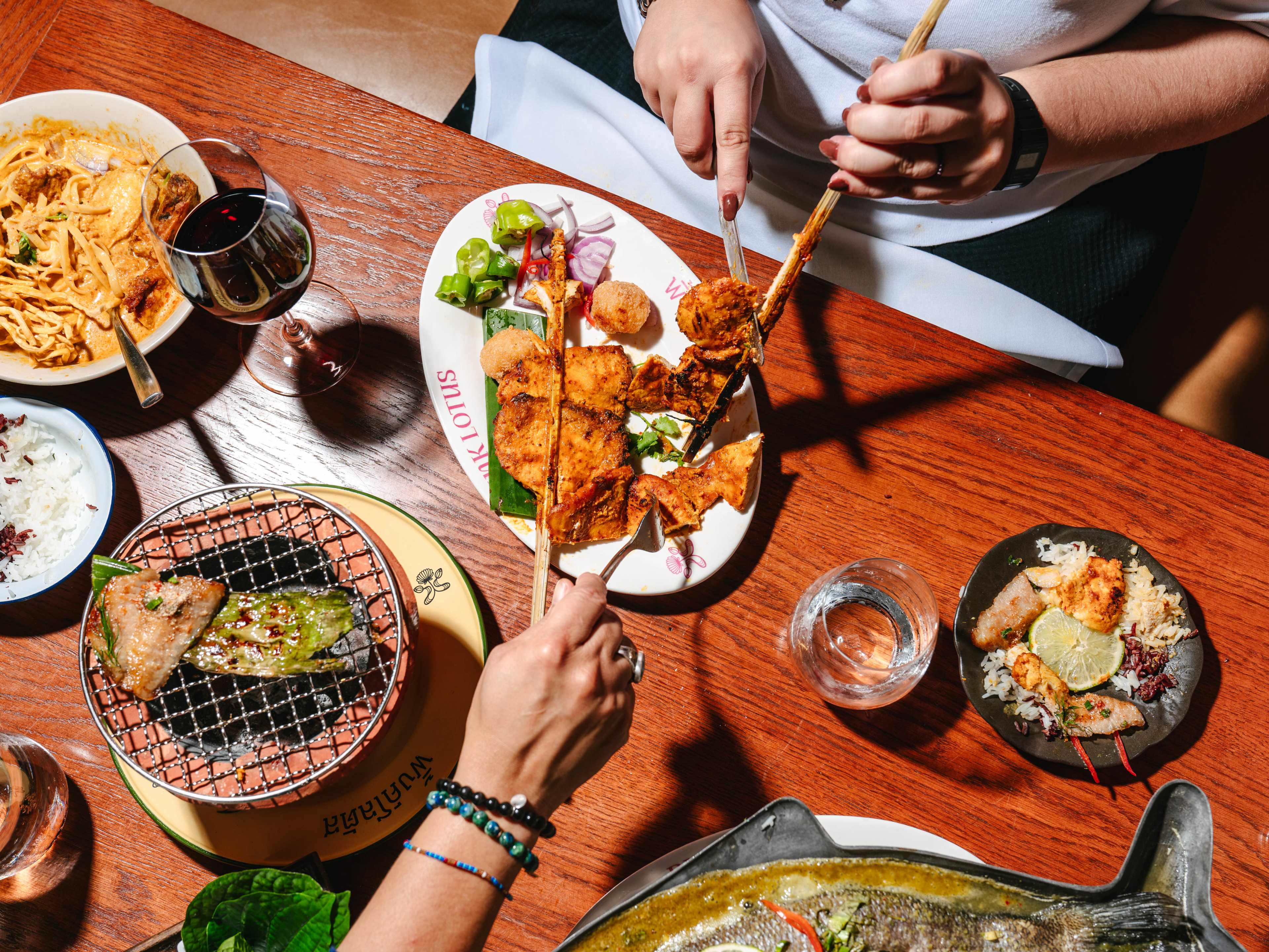 Pink Lotus is a jazzy restaurant with really good Thai food - Review ...