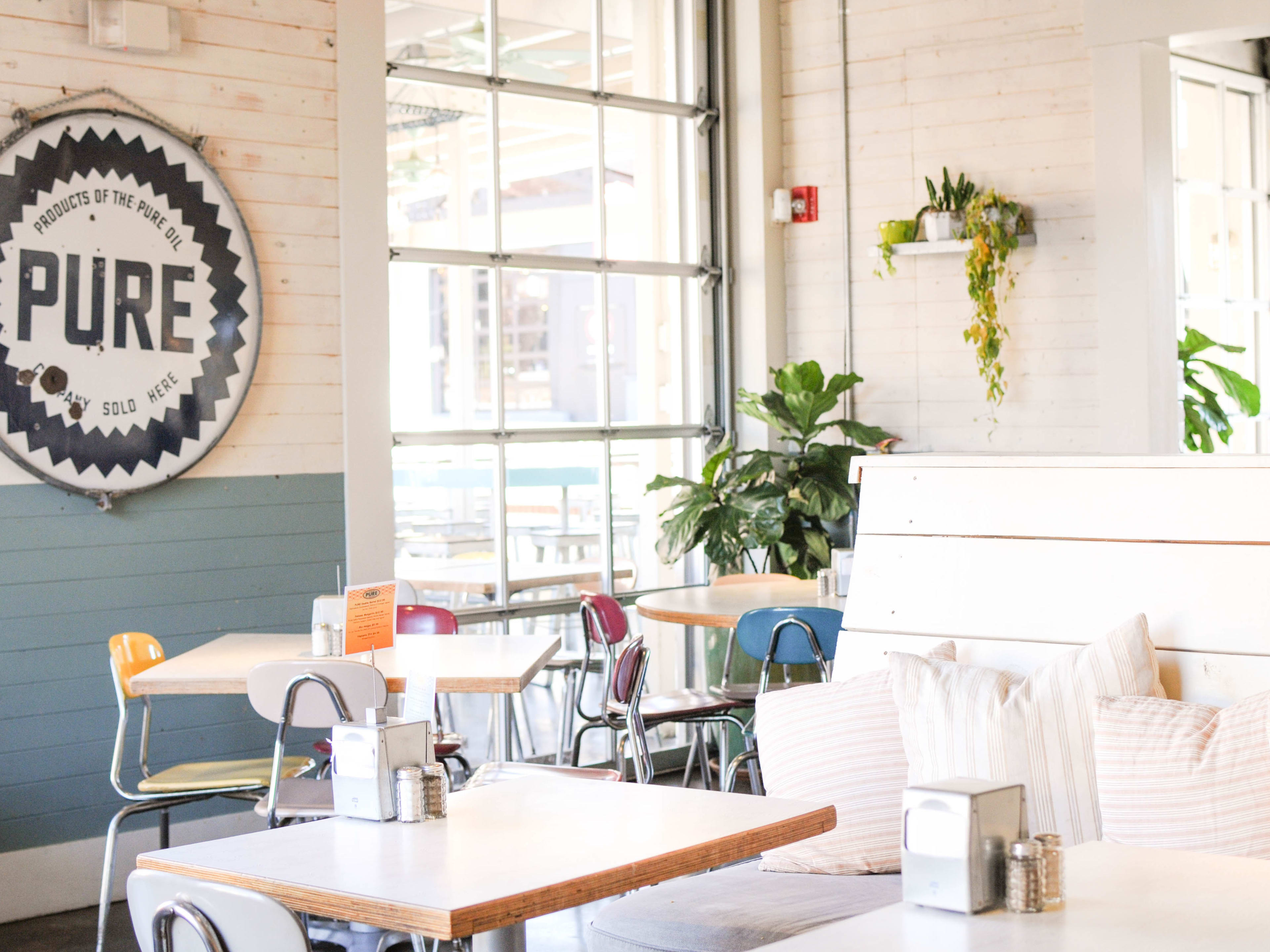 interior dining room of a taqueria