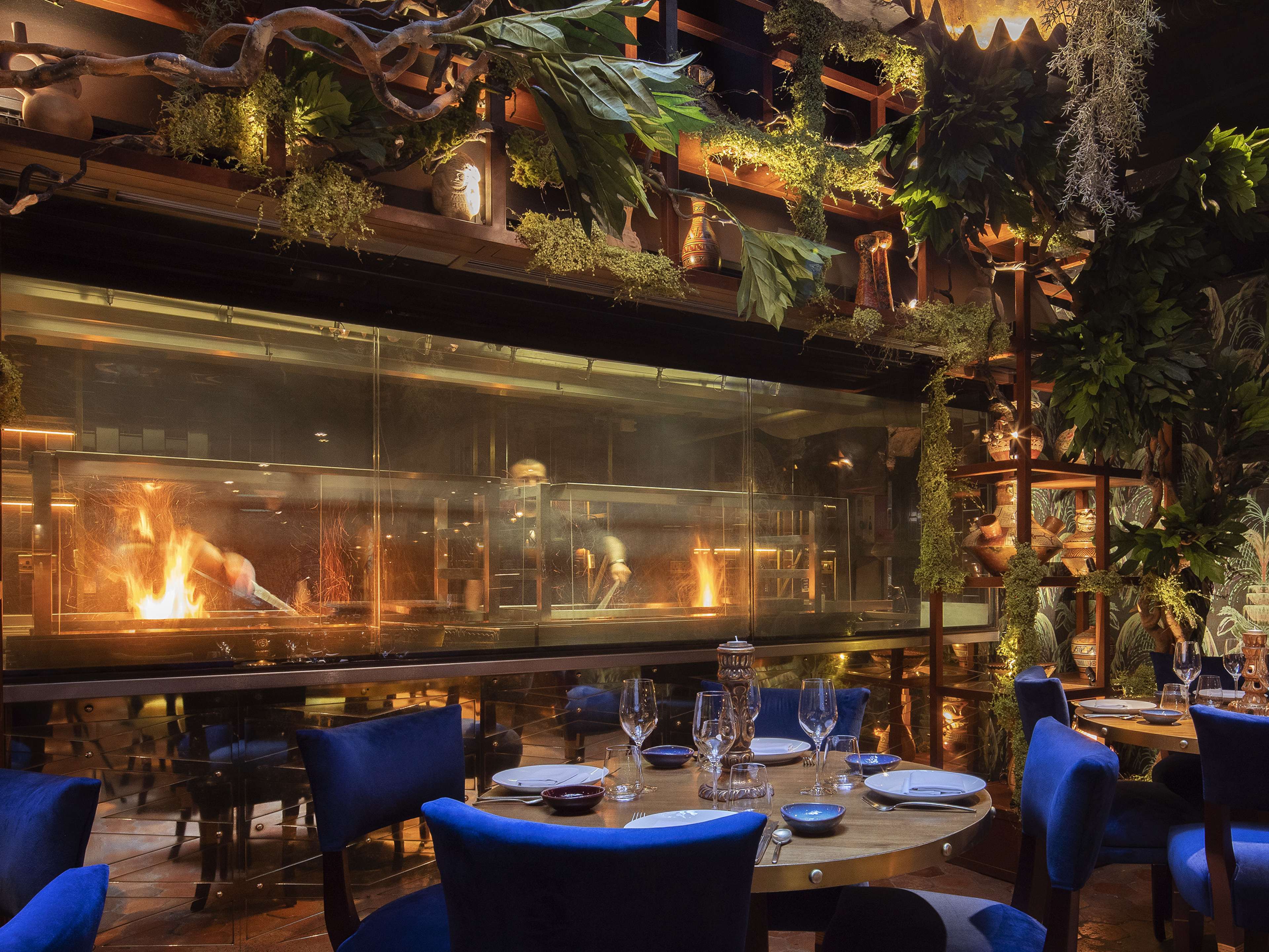 The interiors at Coya