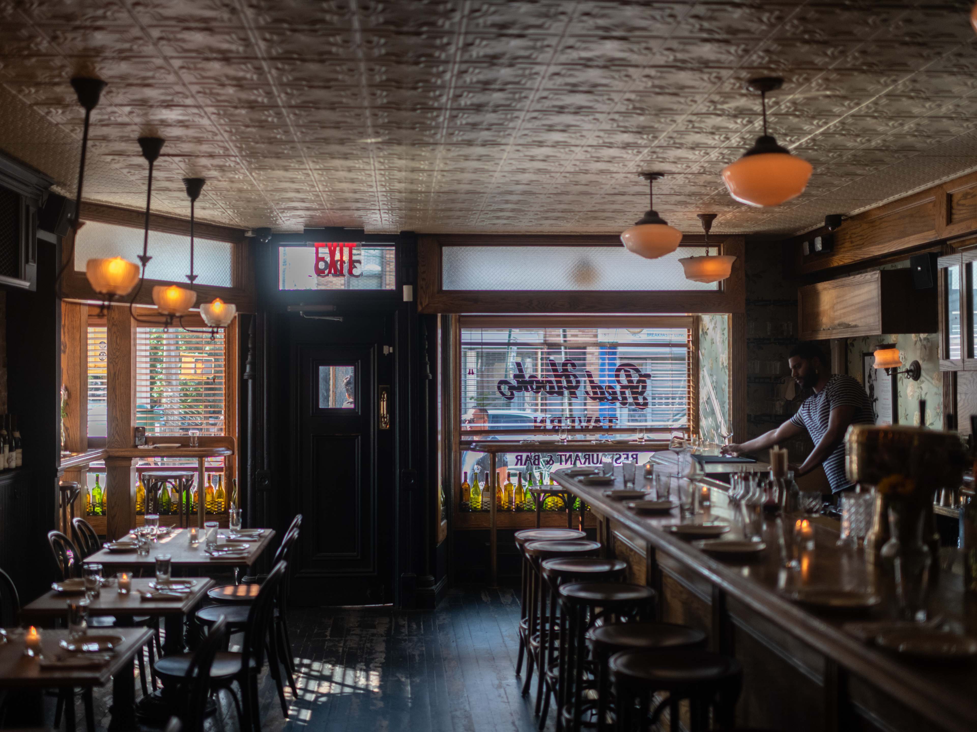 The interior of Red Hook Tavern.