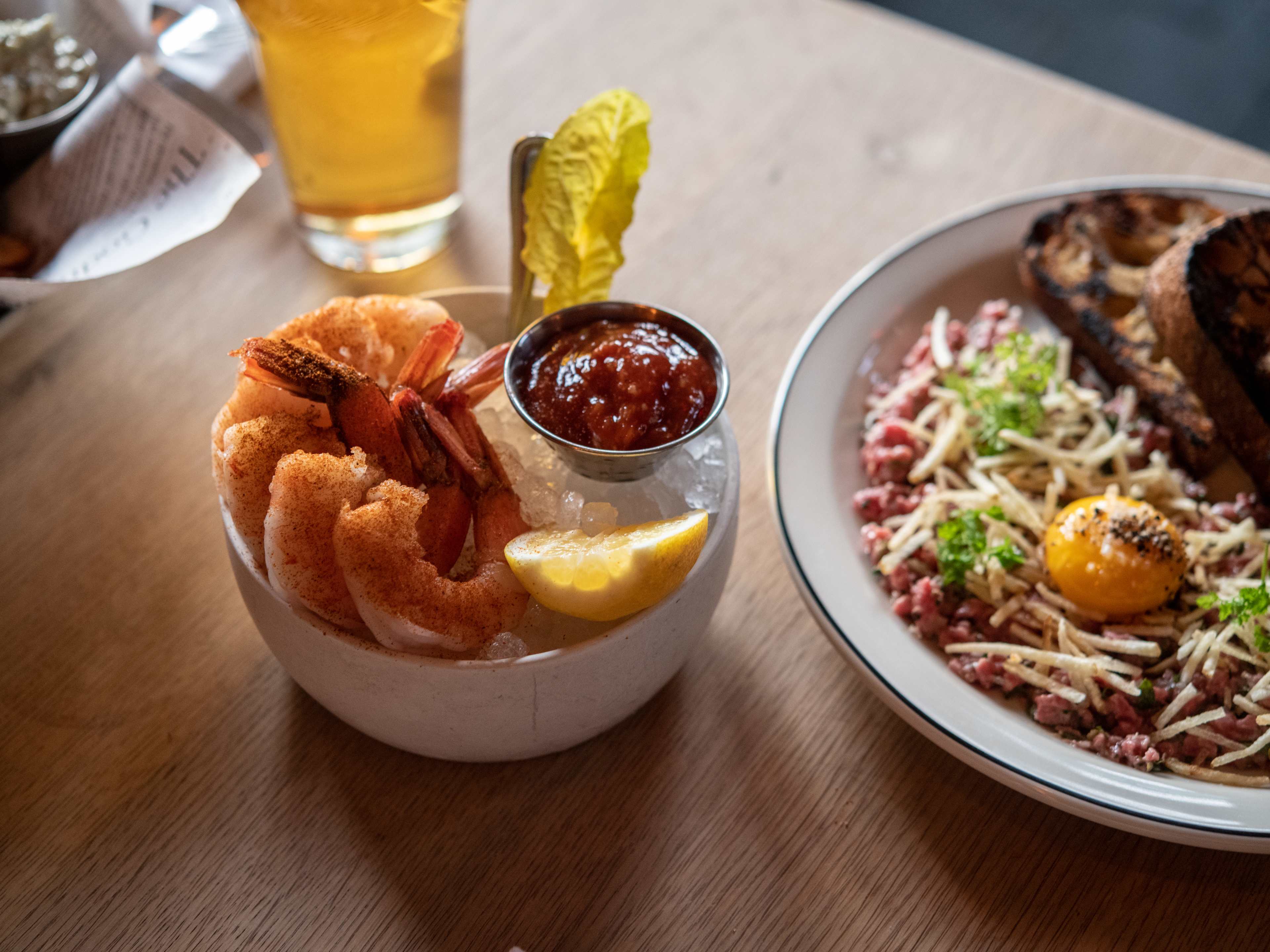 A spread of dishes at Red Hook Tavern.