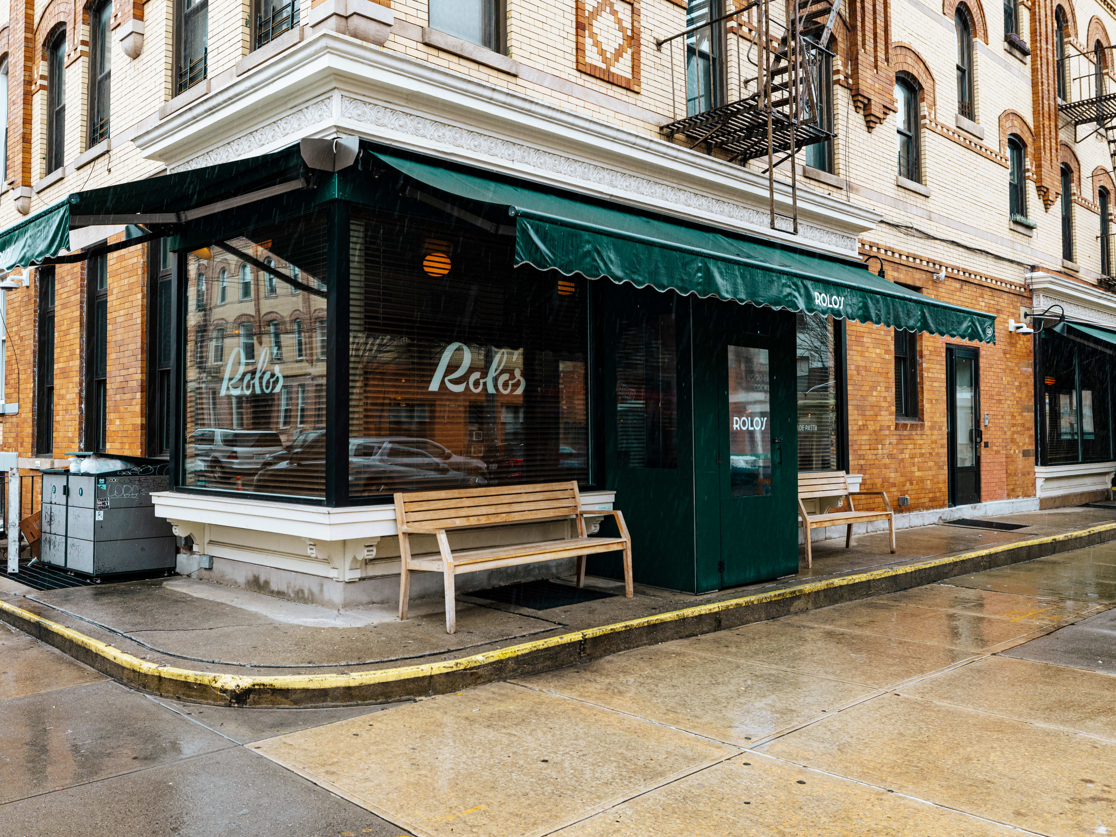 the exterior at Rolo's in Ridgewood