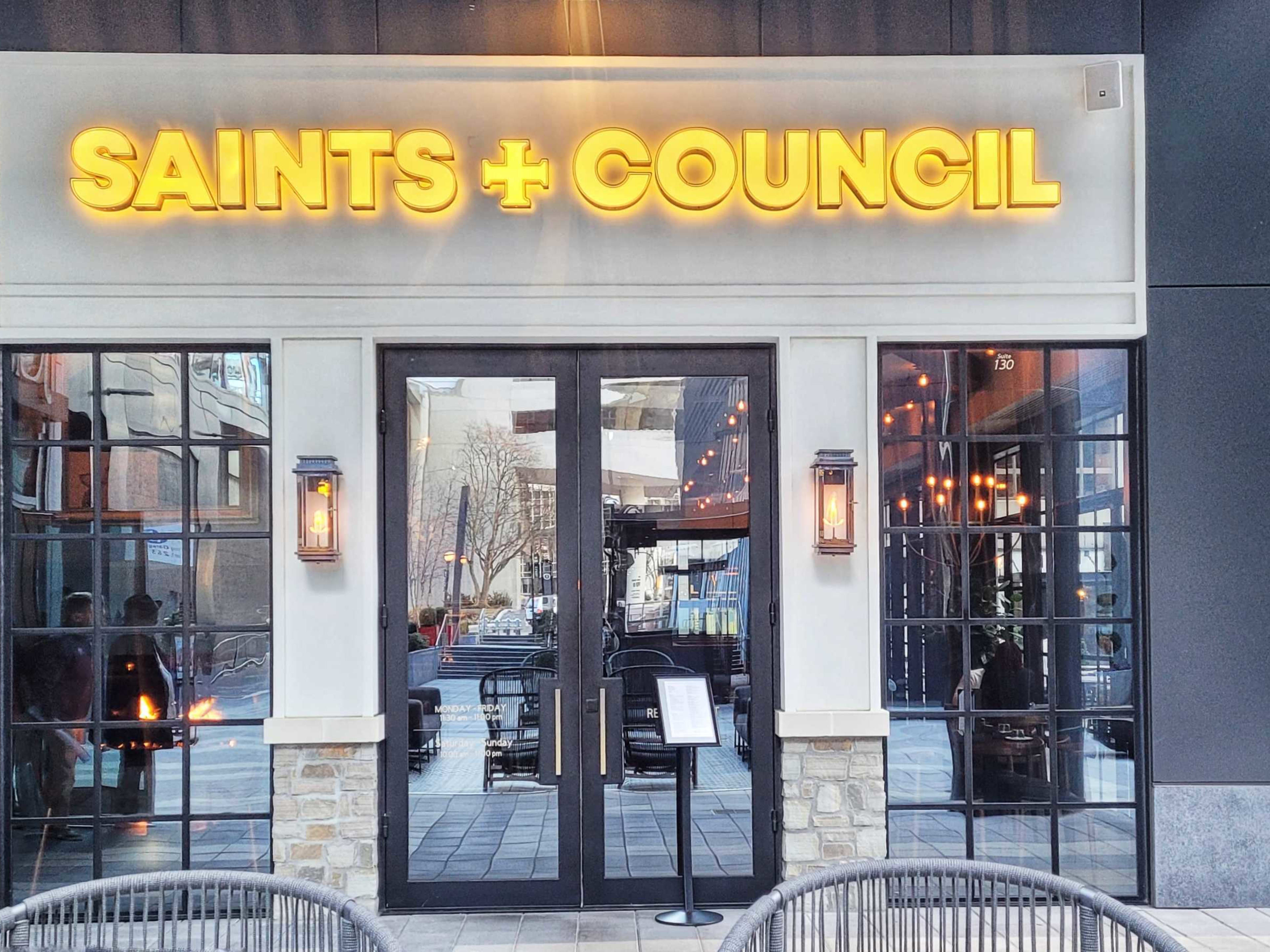 Saints + Council Exterior