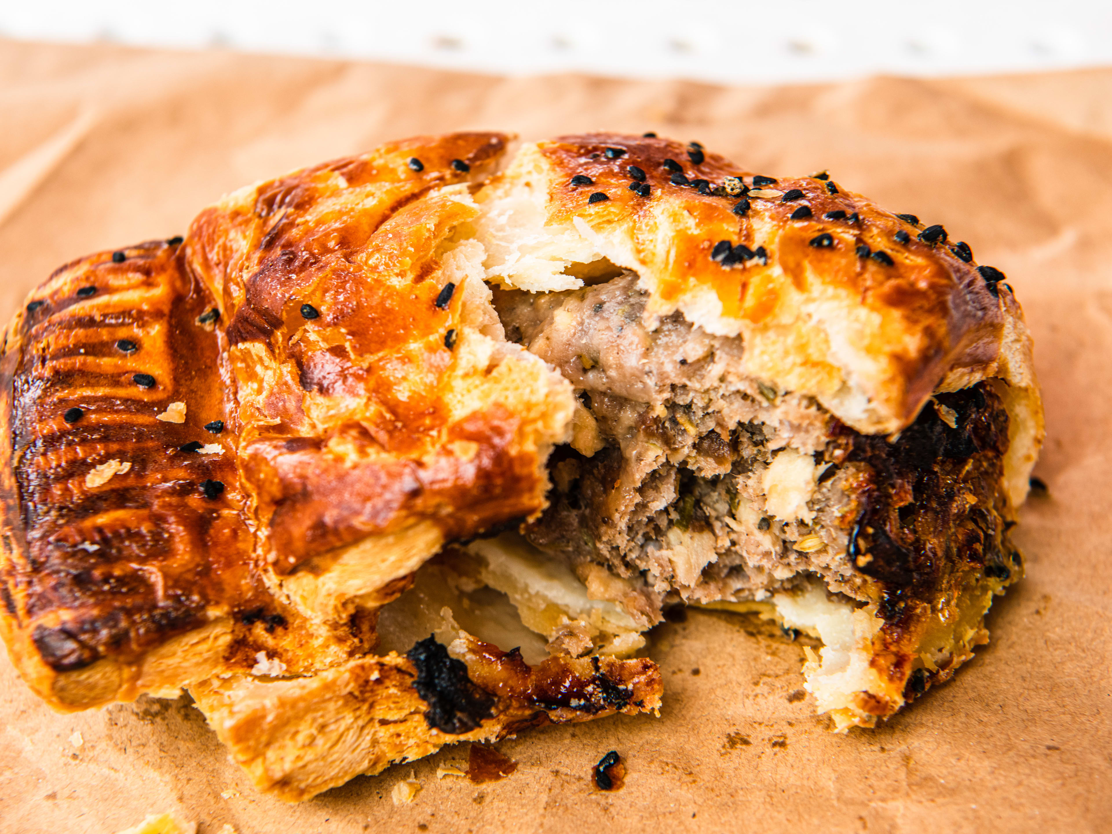 The sausage roll from Sourdough Sophia.