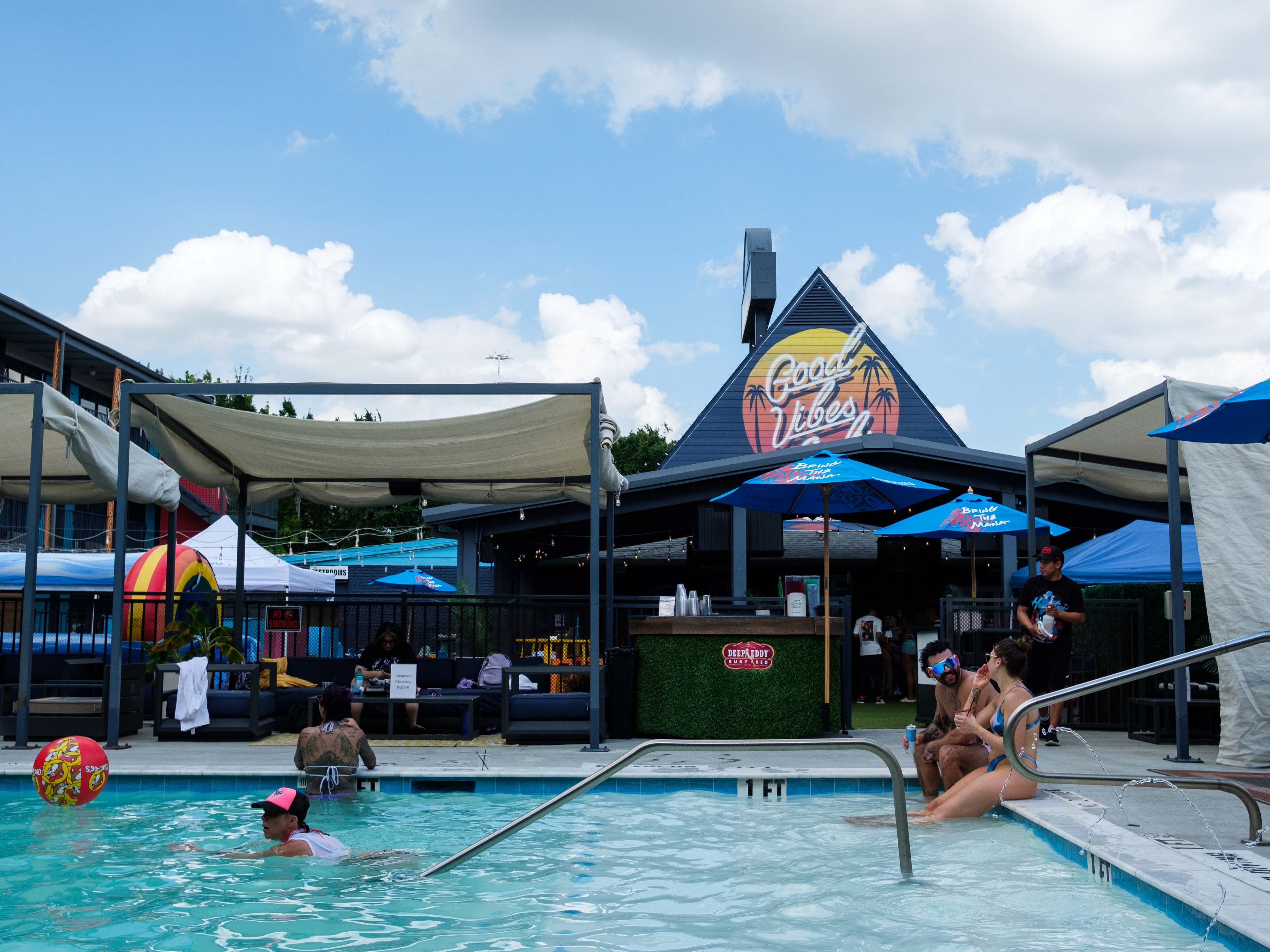 The pool at Space Cowboy.