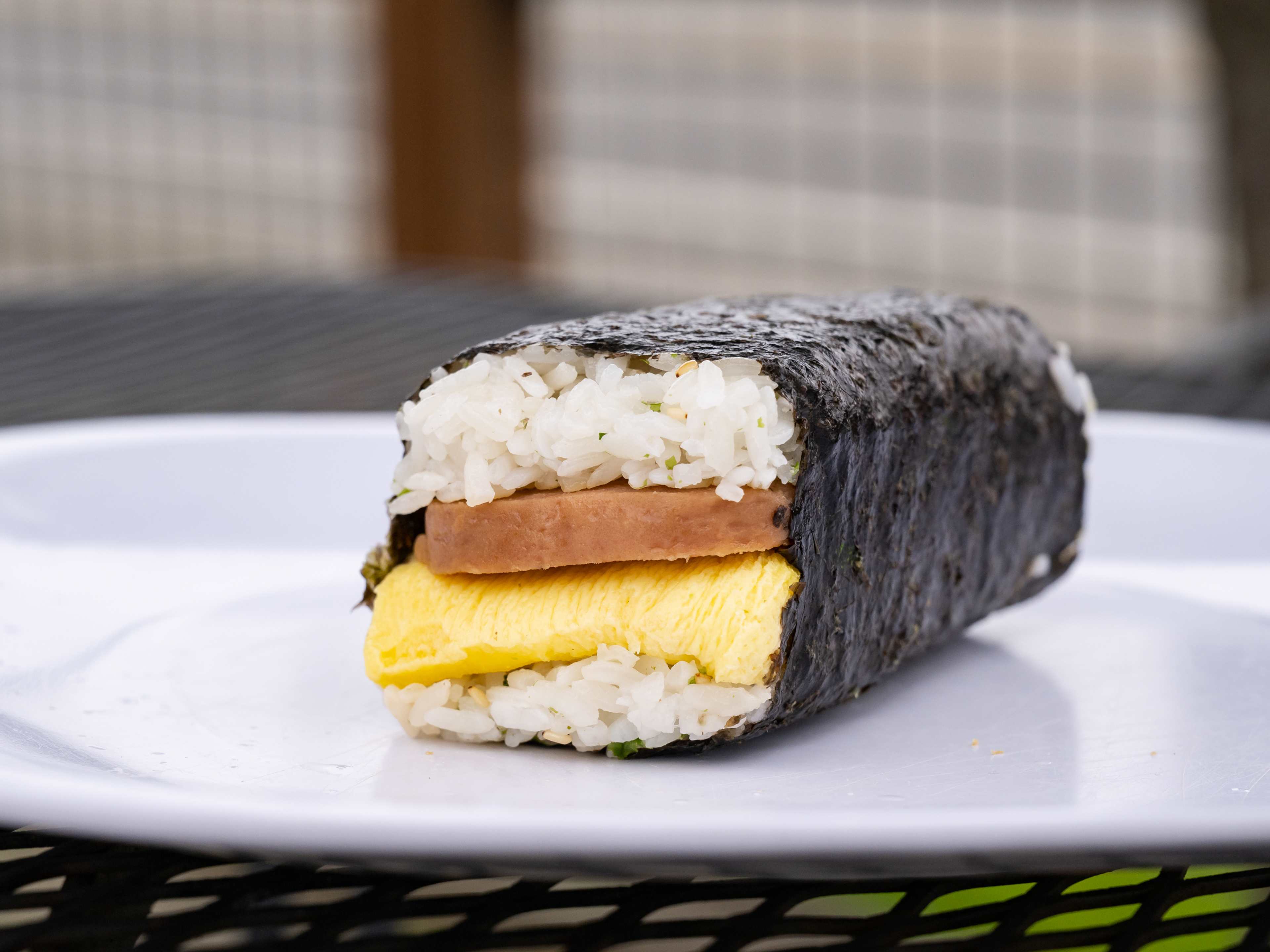 spam and egg musubi