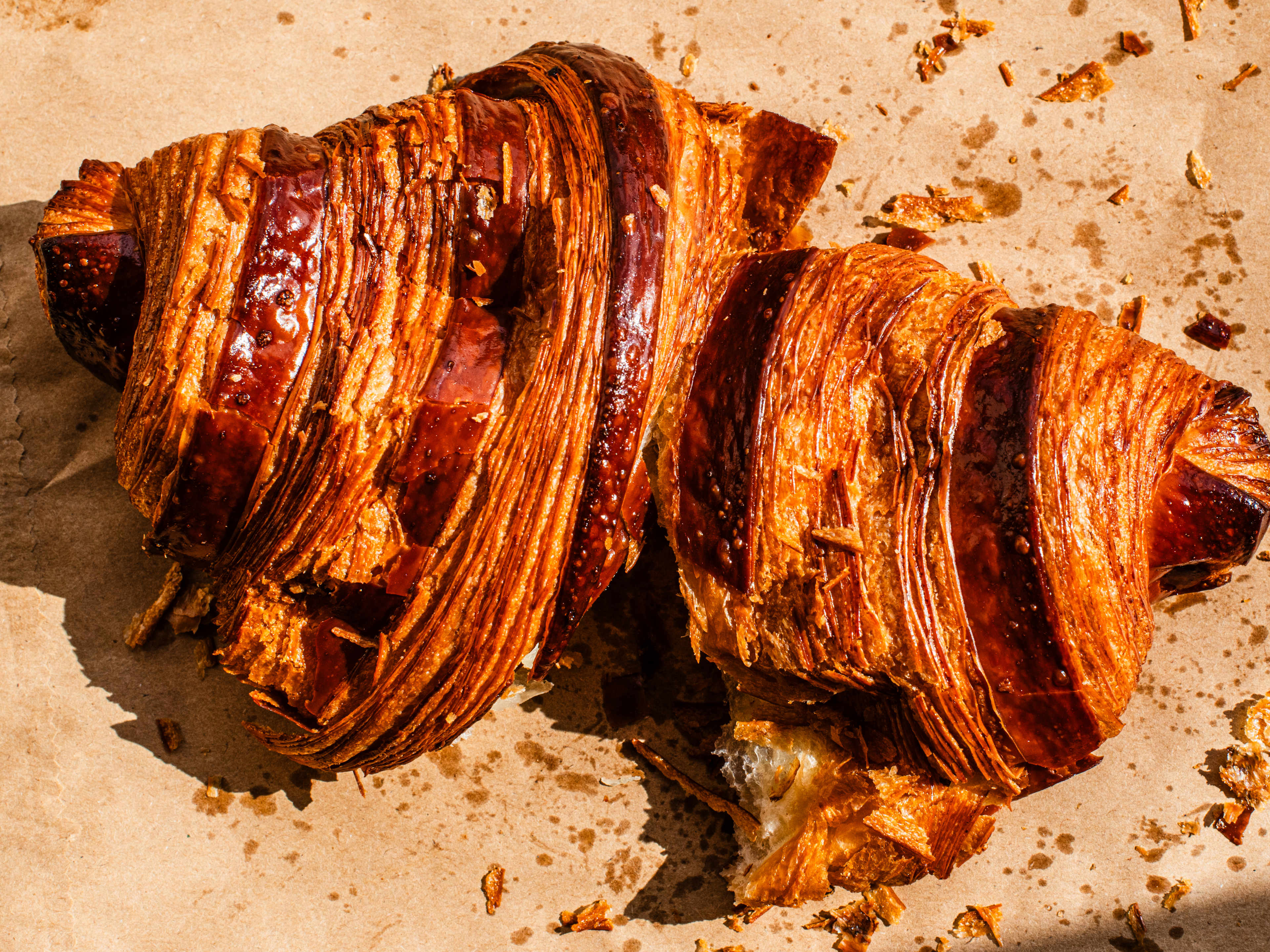 The plain croissant at Suba Bakery