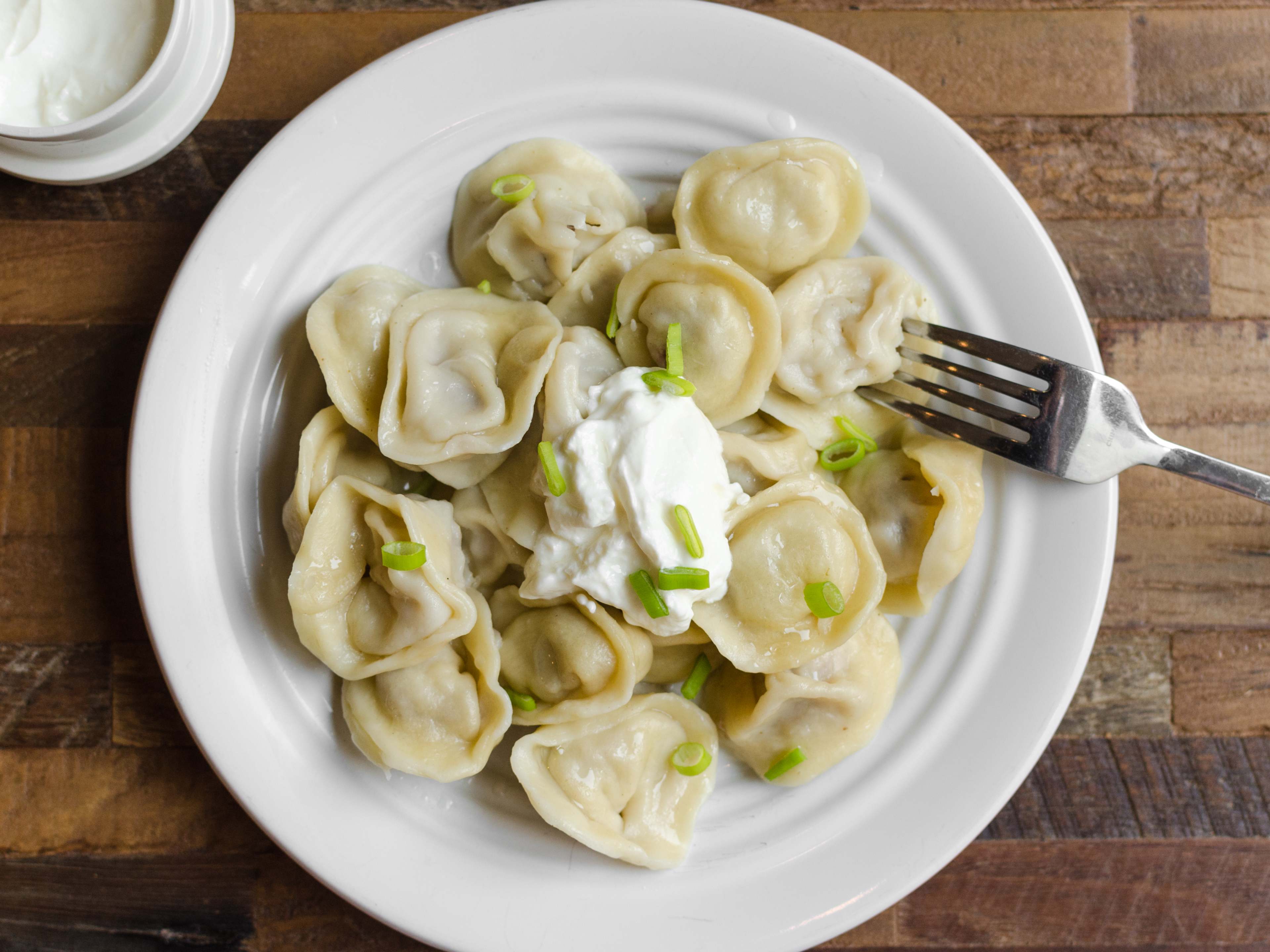 The pelmeni at Cinderella Bakery & Cafe