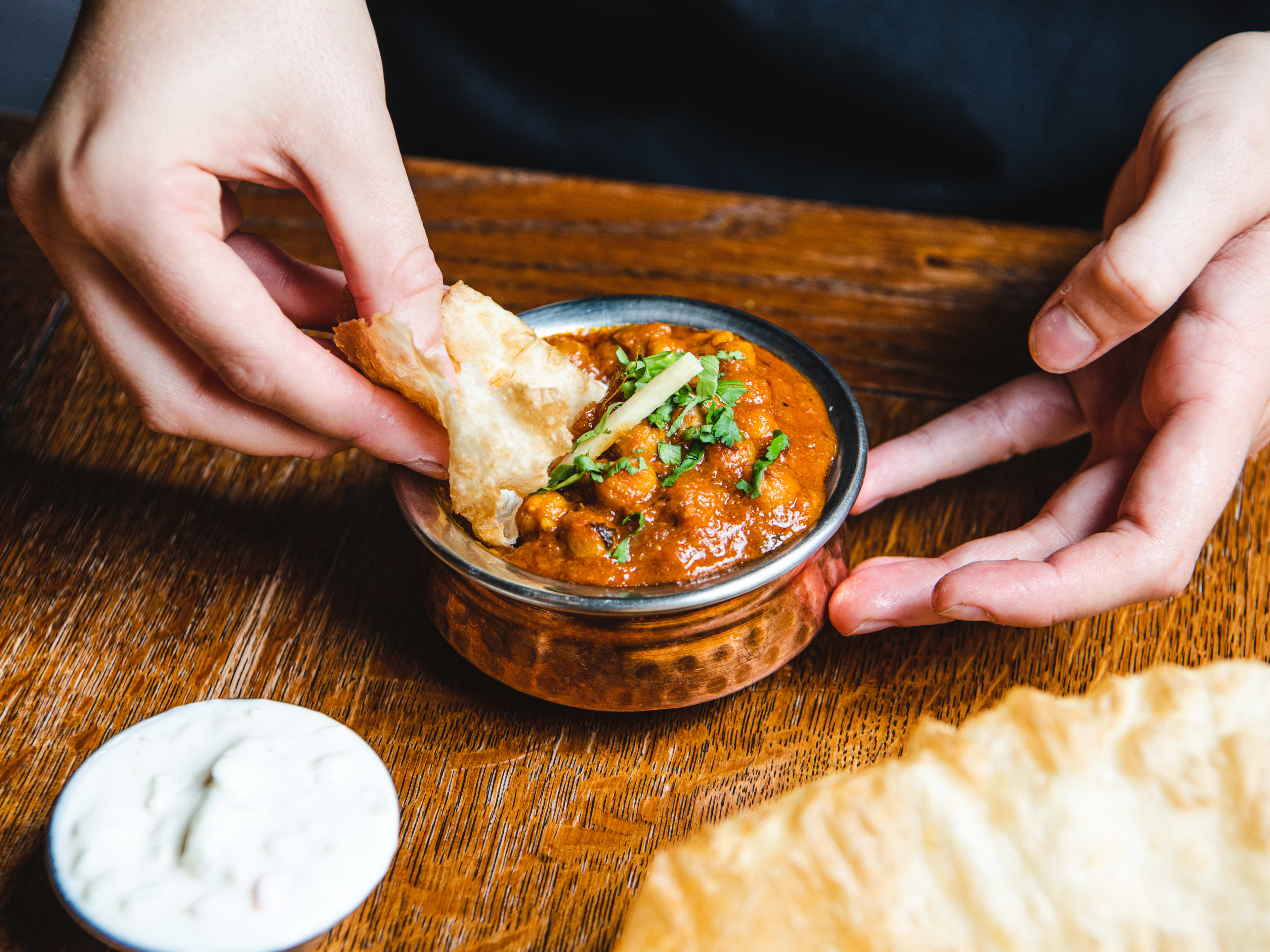 The channa bhatura from The Tamil Prince.