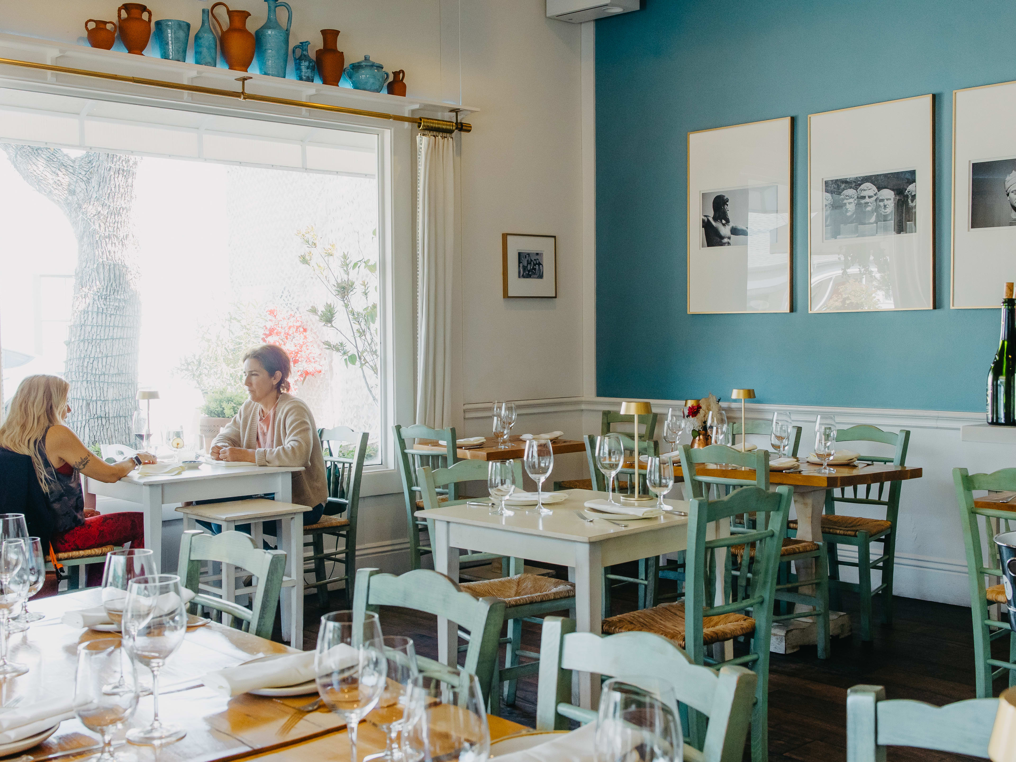 The dining table at Taverna