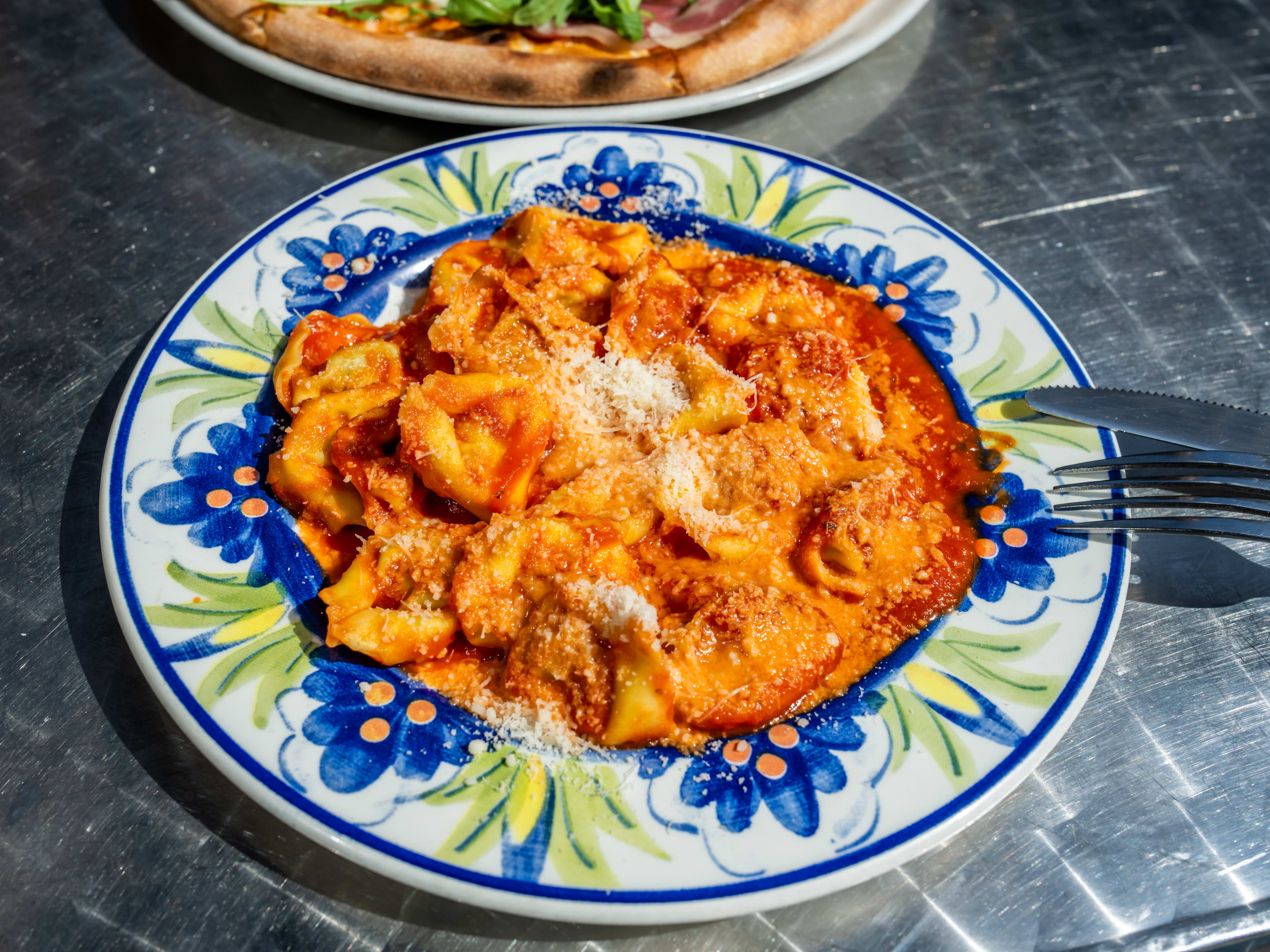 The tomato pasta dish at Terroni.