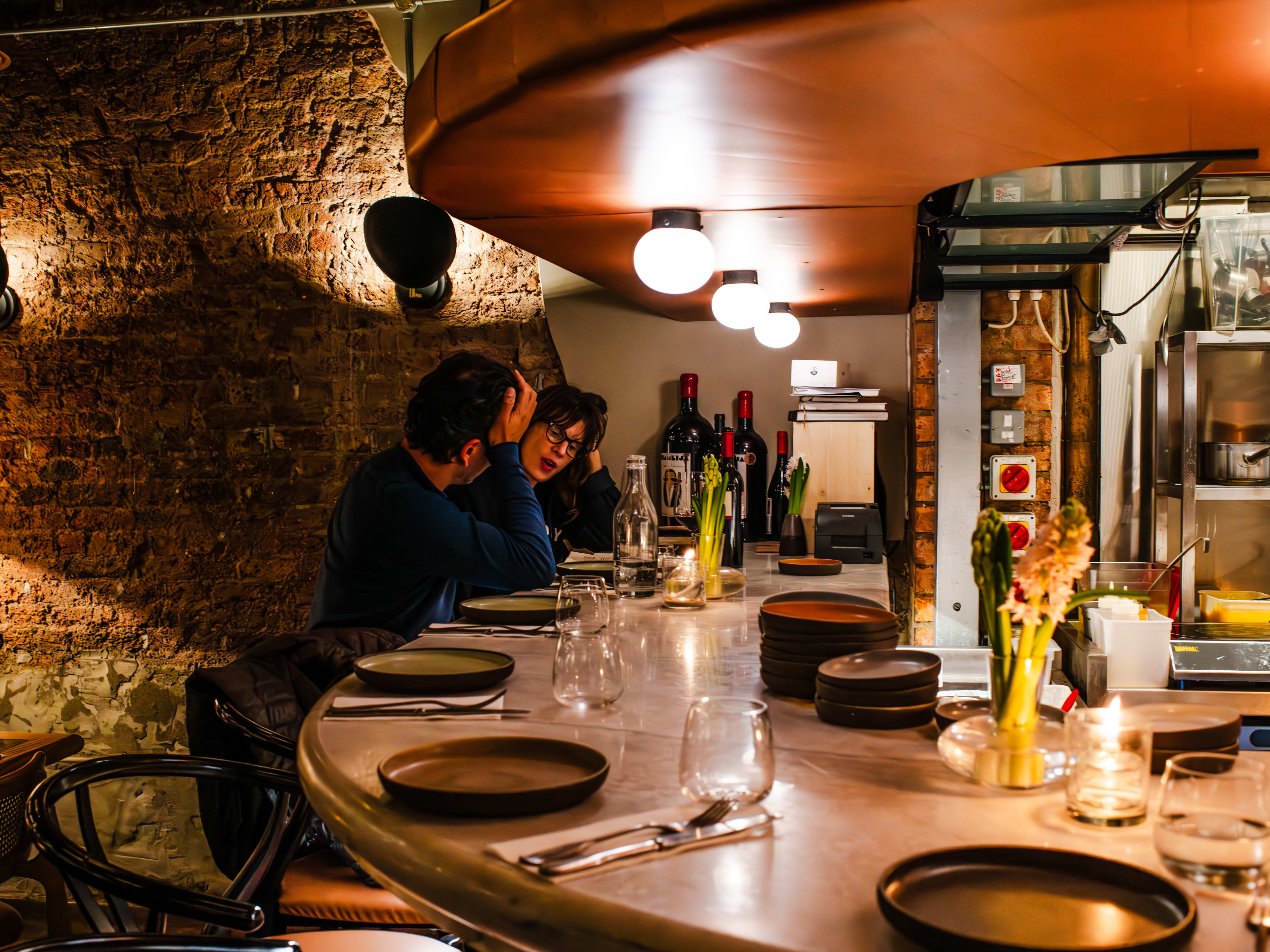 The counter at The Counter in Notting Hill