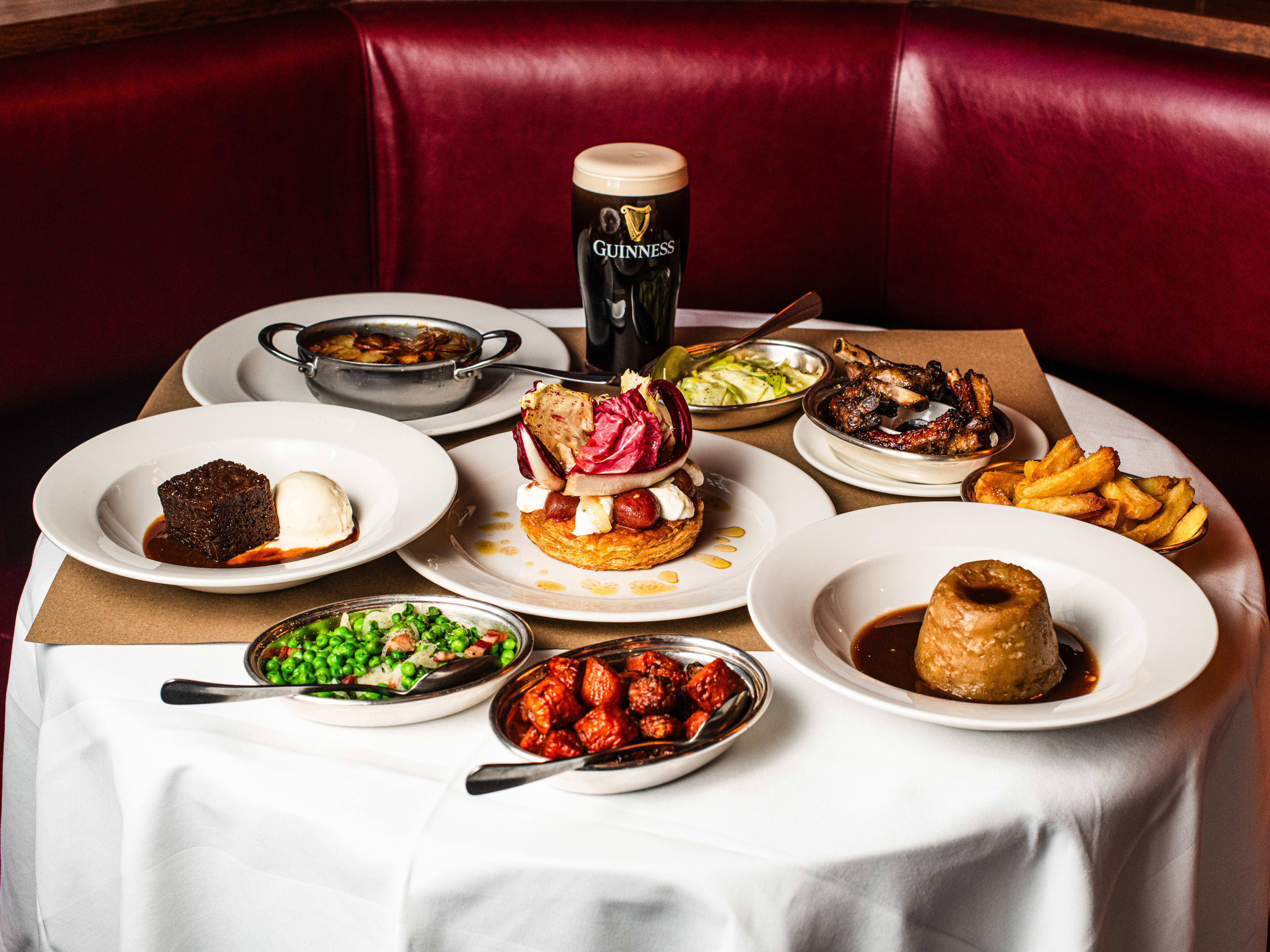 The food spread at The Devonshire