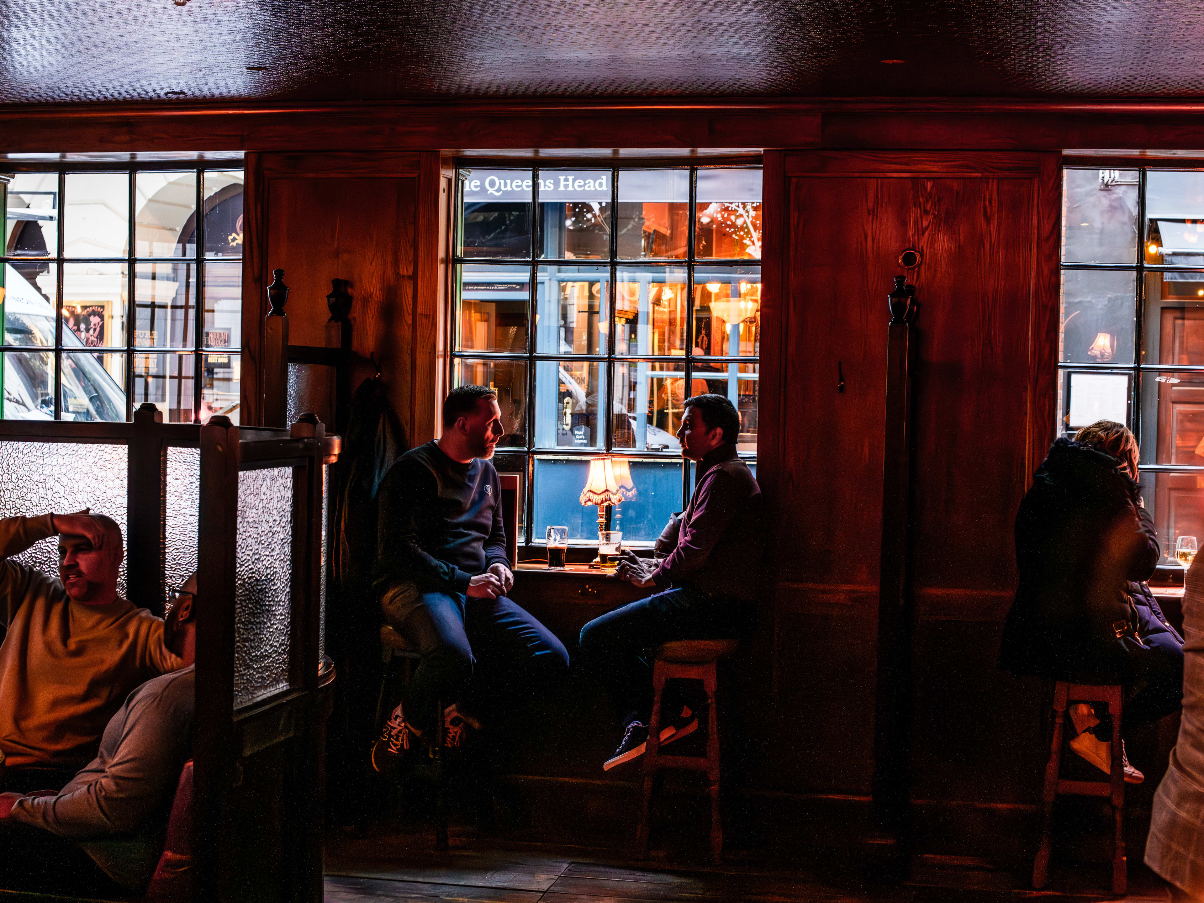 The pub at The Devonshire in Soho.