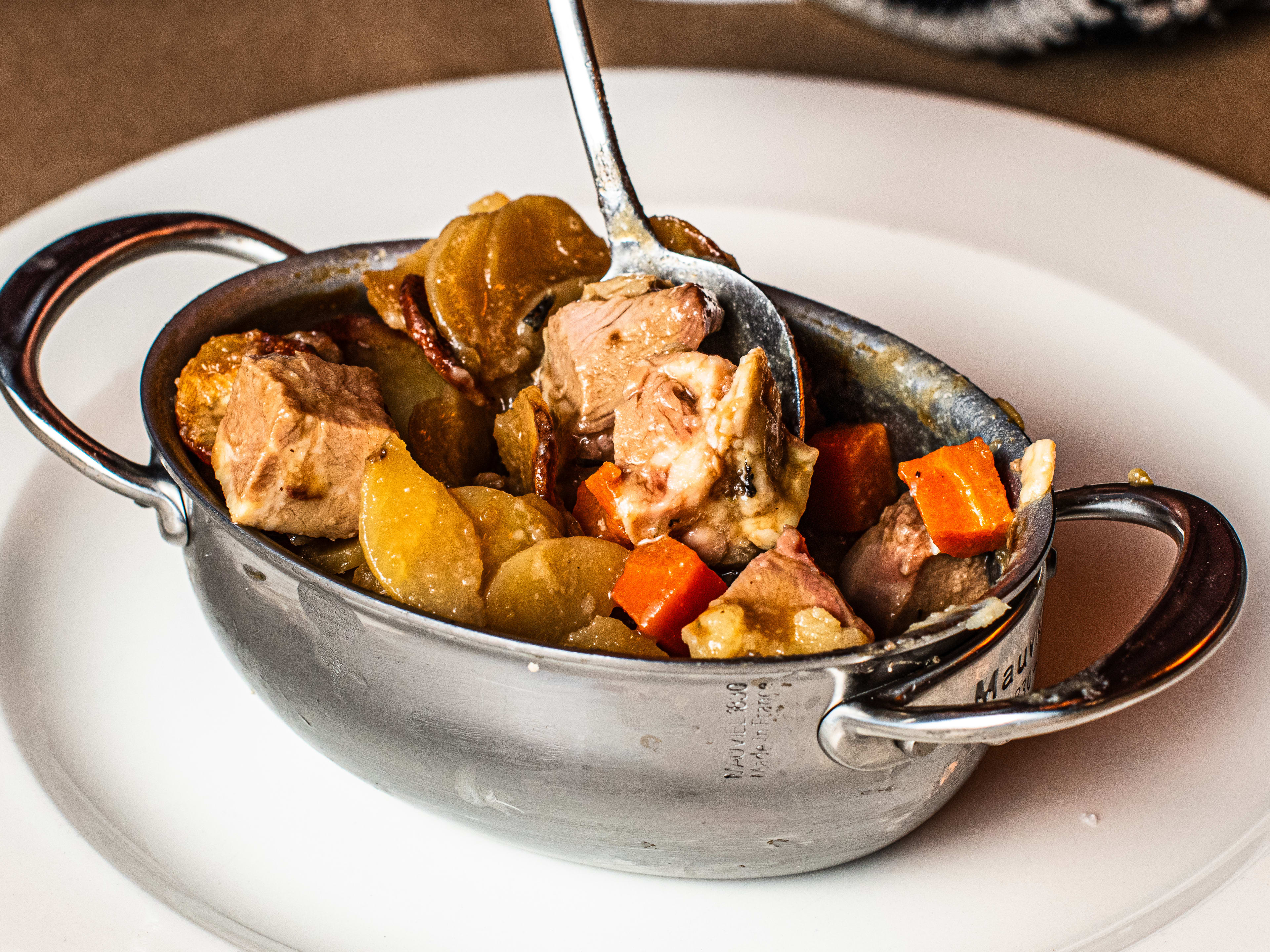 The lamb hotpot at The Devonshire in Soho.