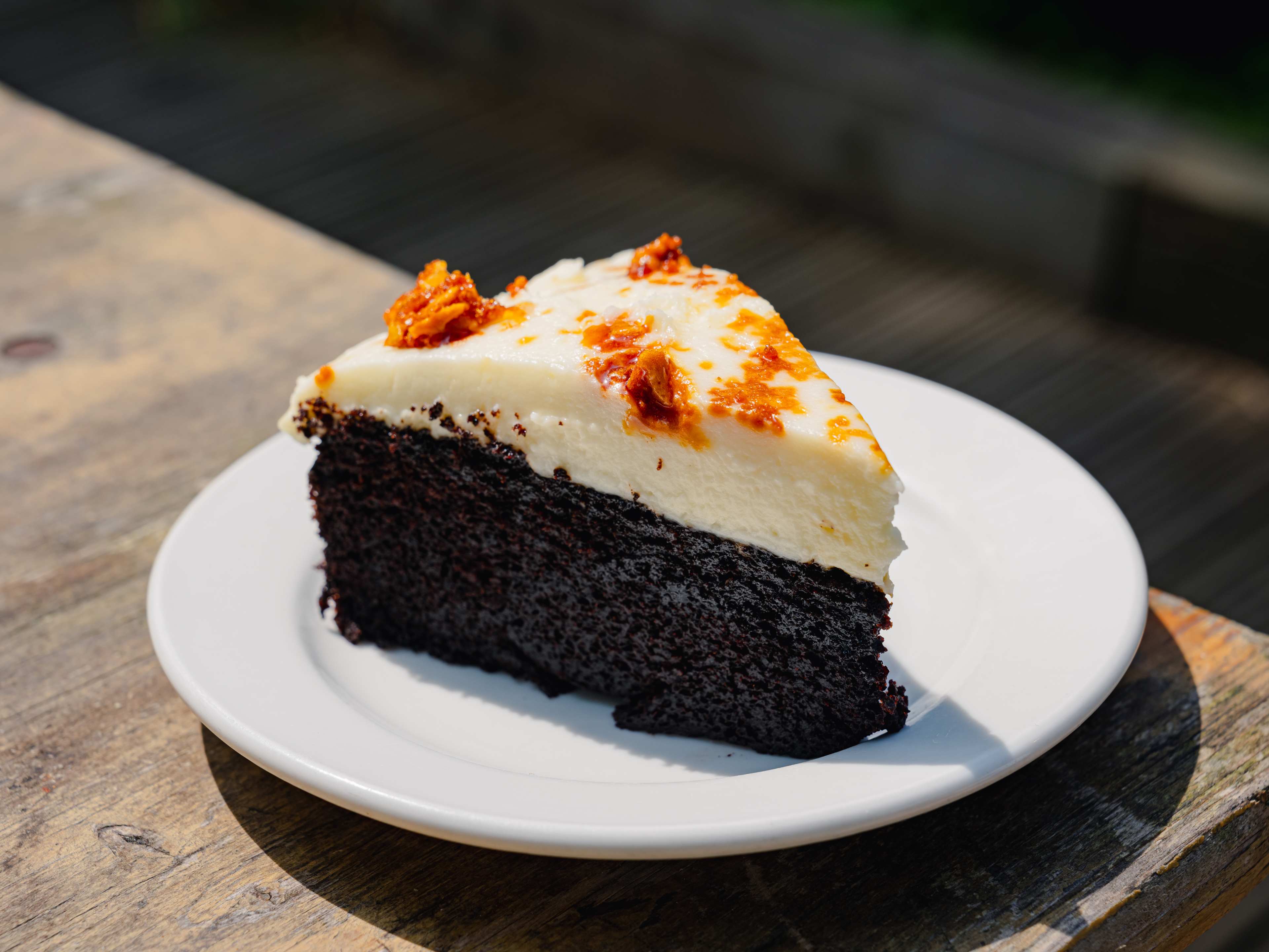 The Guinness cake at The Allotment Kitchen