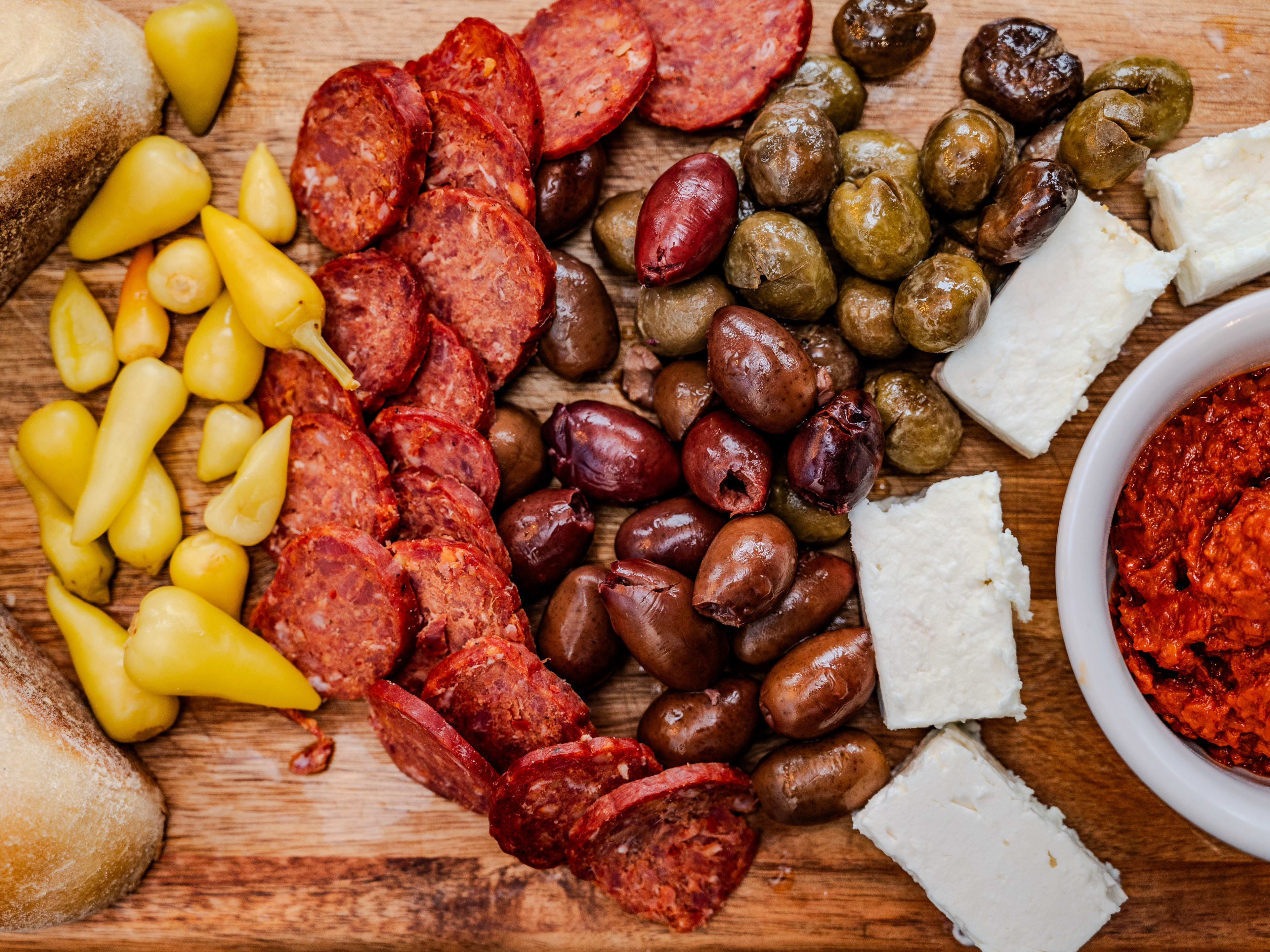 This a the mezze spread from Toska.