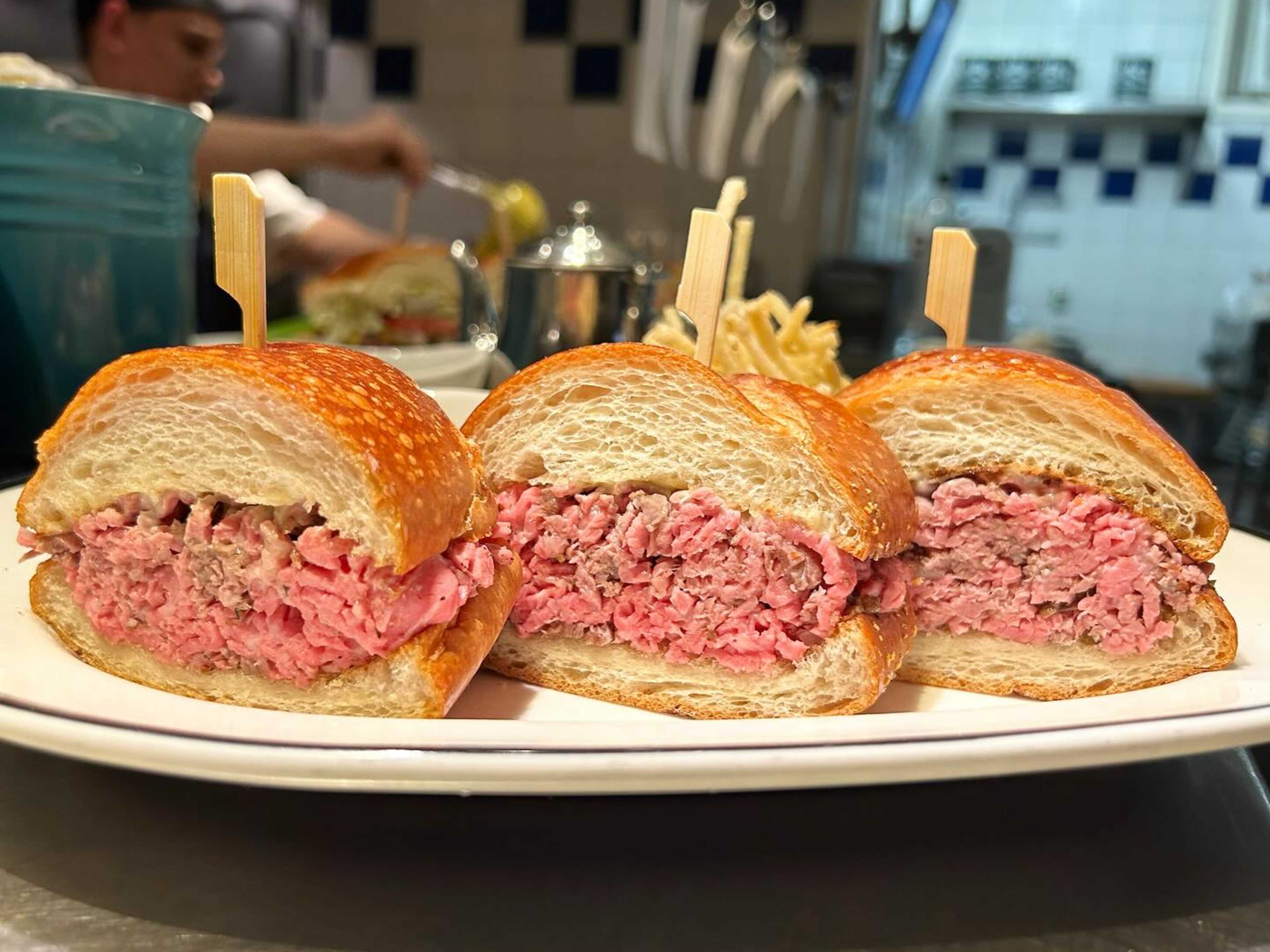 Roast beef sandwiches from East Hampton Grill.