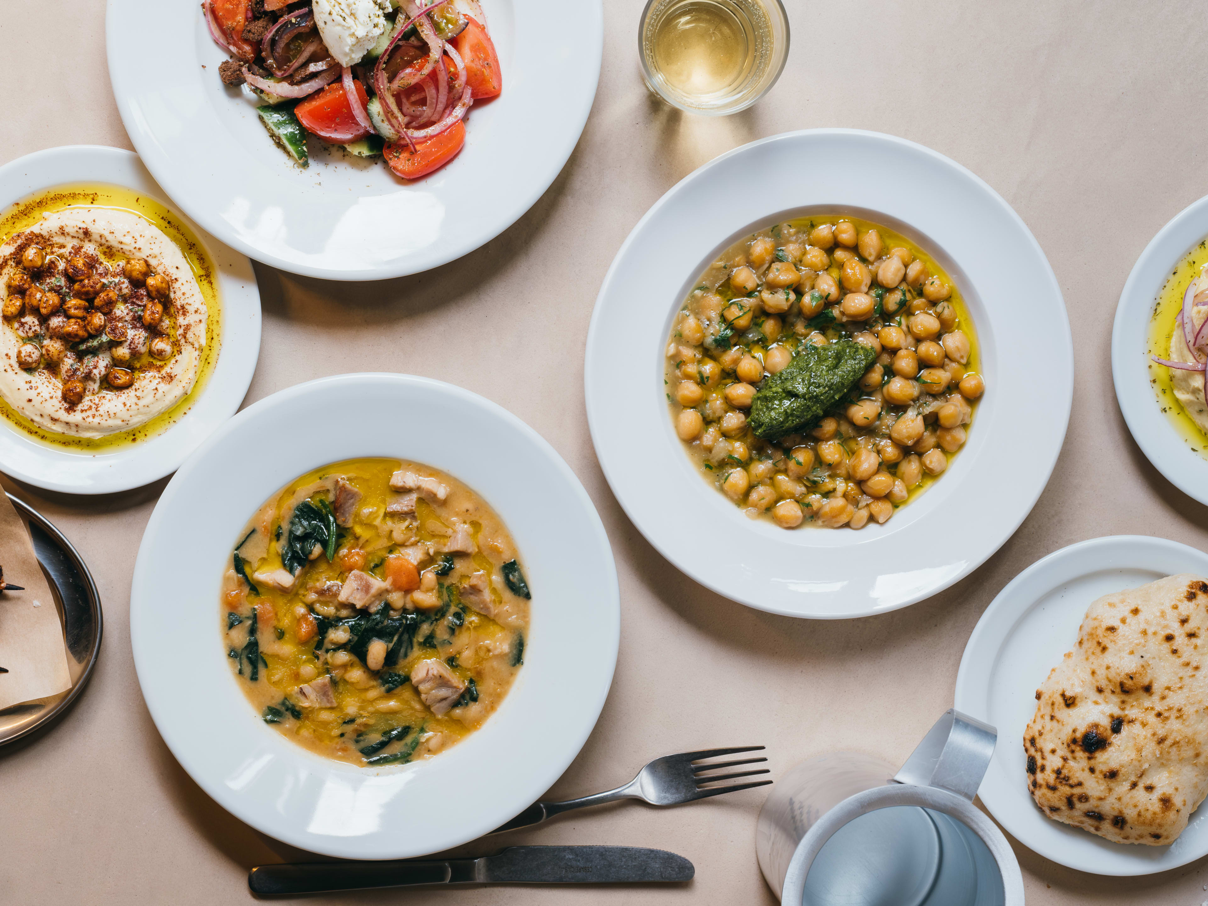 Spread of food at Agora