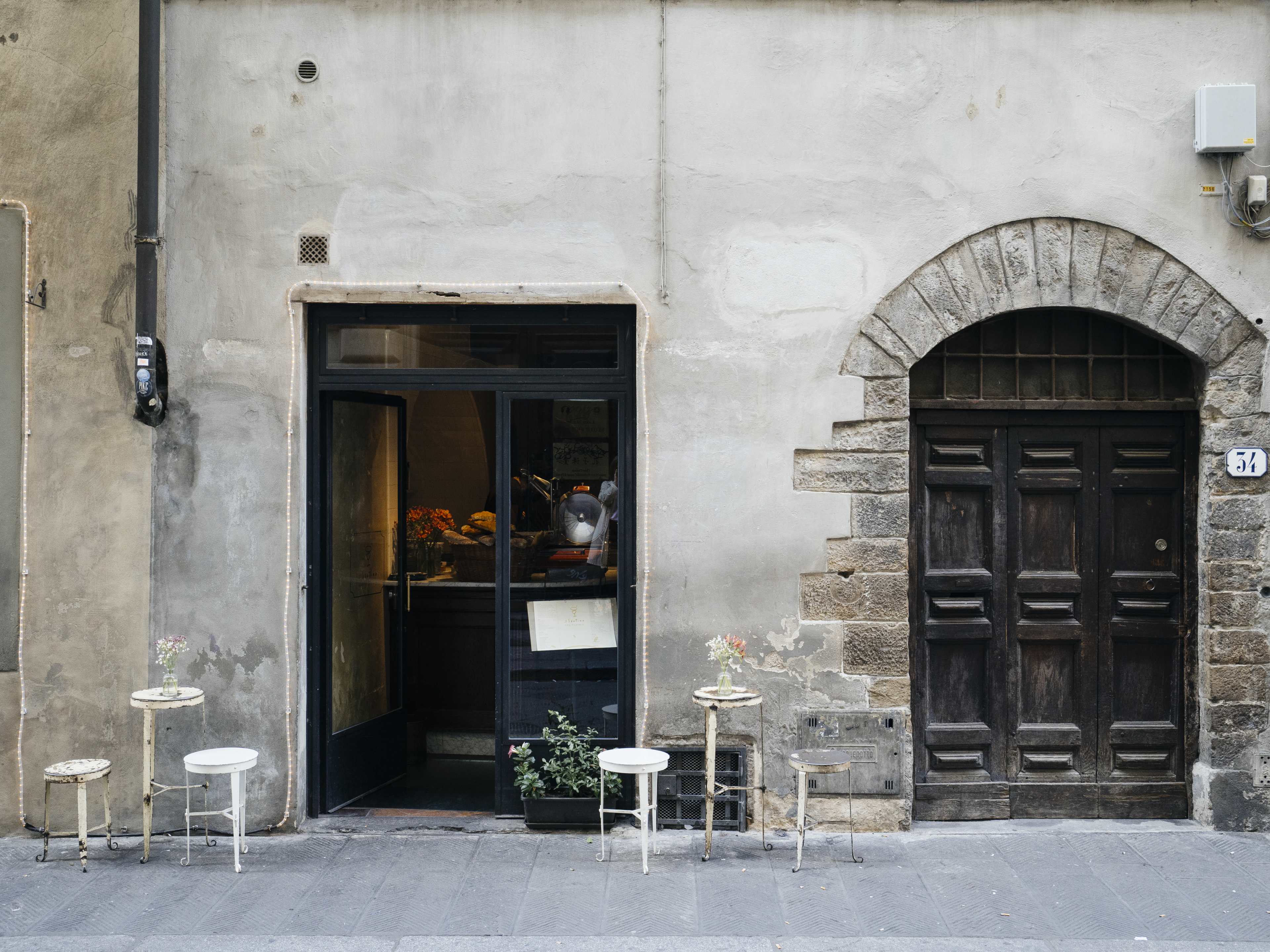 Exteriors of Il Santino.