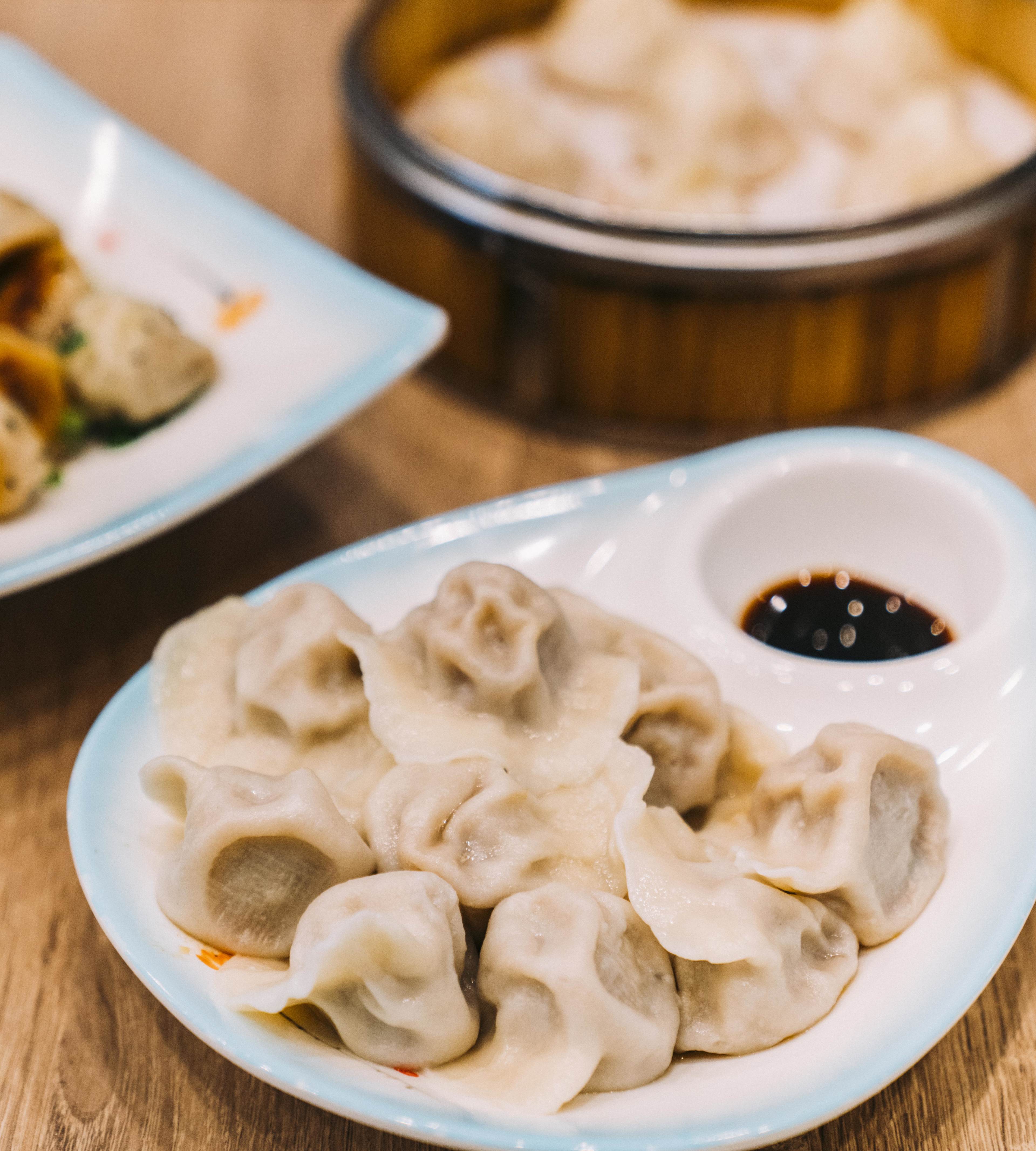 The boiled pork dumplings from Mini Potstickers