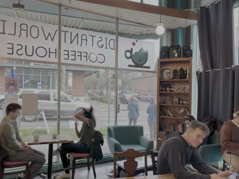 Distant Worlds Coffeehouse by Gabe Guarente