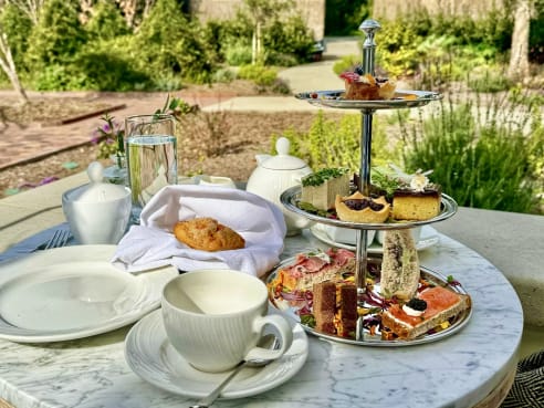 The Huntington's Rose Garden Tea Room by Nikko Duren