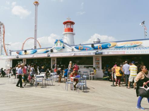 Coney Island Beach & Boardwalk by Noah Devereaux