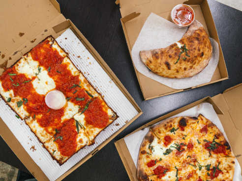 Pizza by Yandys (New York and detroit style pizza) by Sarah Newman