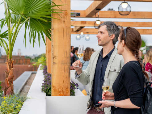 The CLF Art Lounge & Roof Garden by Skylight