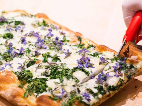 Triple Beam Pizza by @TheInfatuation