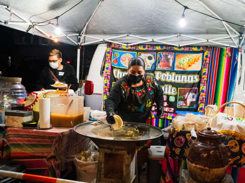 Chalupas Poblanas El Tlecuile by David A. Lee