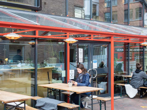 Where The Pancakes Are - Flat Iron Square by Giulia Verdinelli