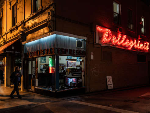 Pellegrini's Espresso Bar by Melanie Desa