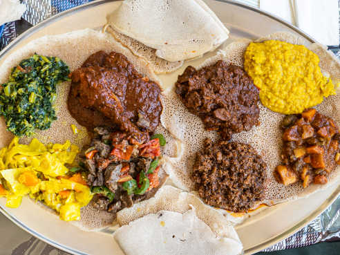 Aster's Ethiopian Restaurant by Richard Casteel