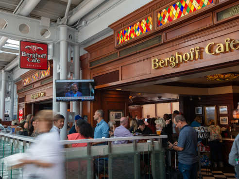 Berghoff Cafe by Chicago Department Of Aviation