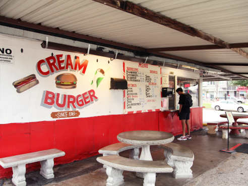 Cream Burger by Vivian Leba