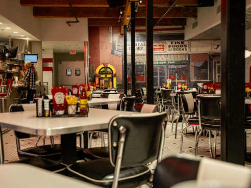 Elliston Place Soda Shop by Bailey Freeman