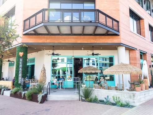 Veracruz Fonda and Bar by Richard Casteel