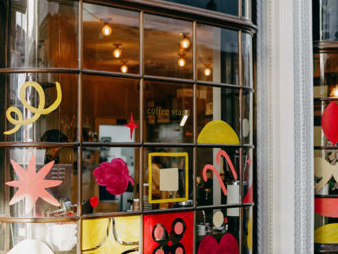 mandarin coffee stand by Haven Kim