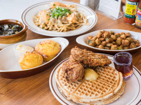Fat's Chicken and Waffles by Nate Watters