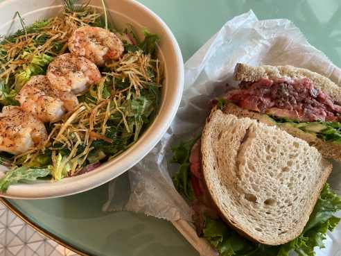 Sandwich & Salad by Kenny Yang